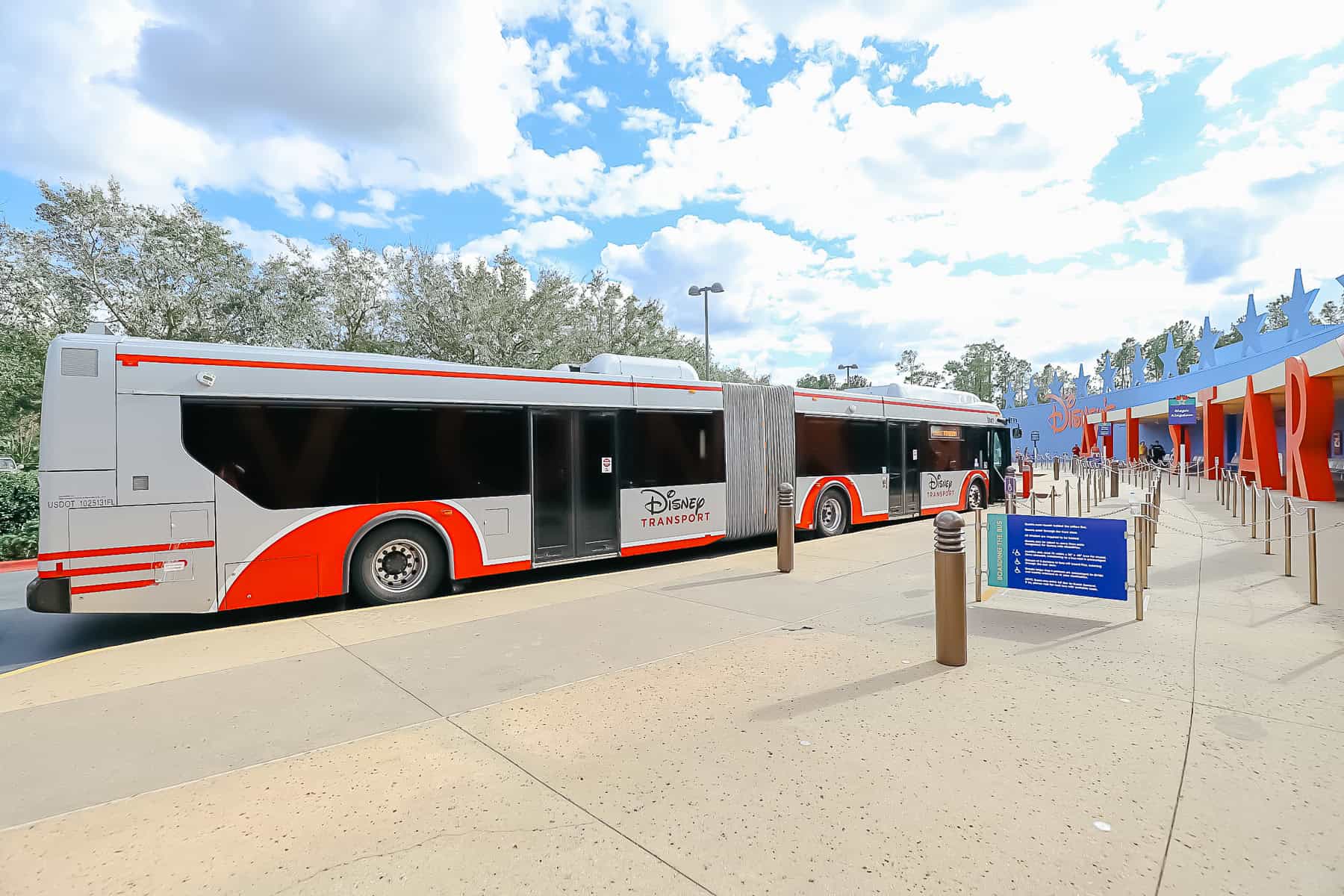 a bus at the All-Star Music Bus Stop 