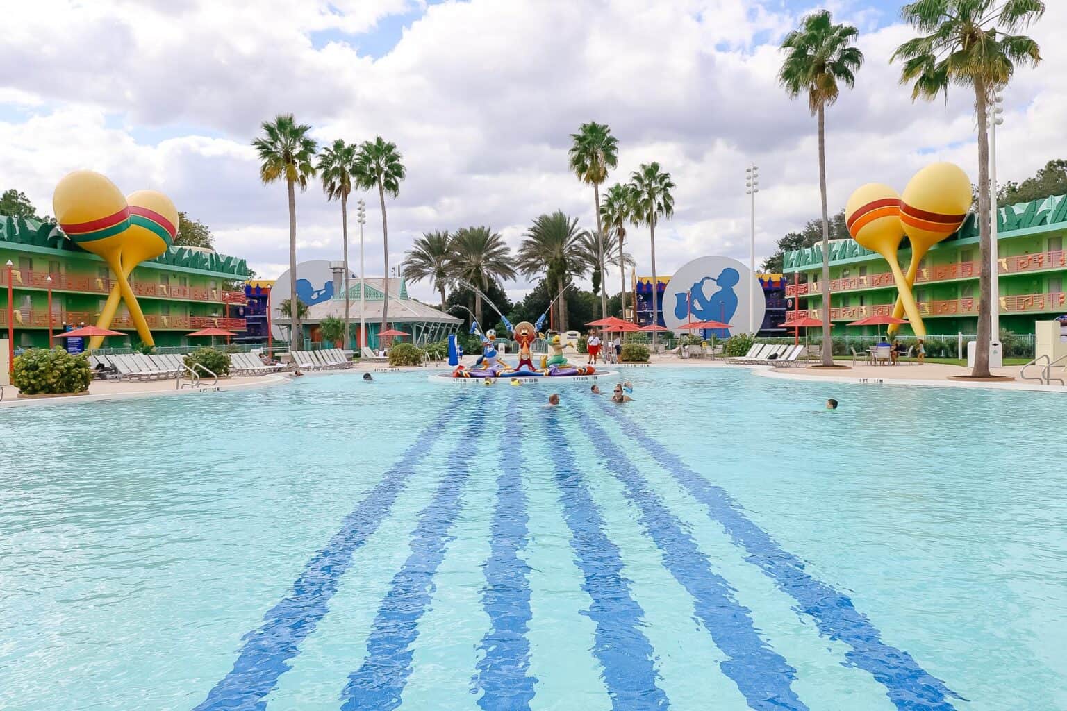 Guitar Shaped Calypso Pool at All-Star Music