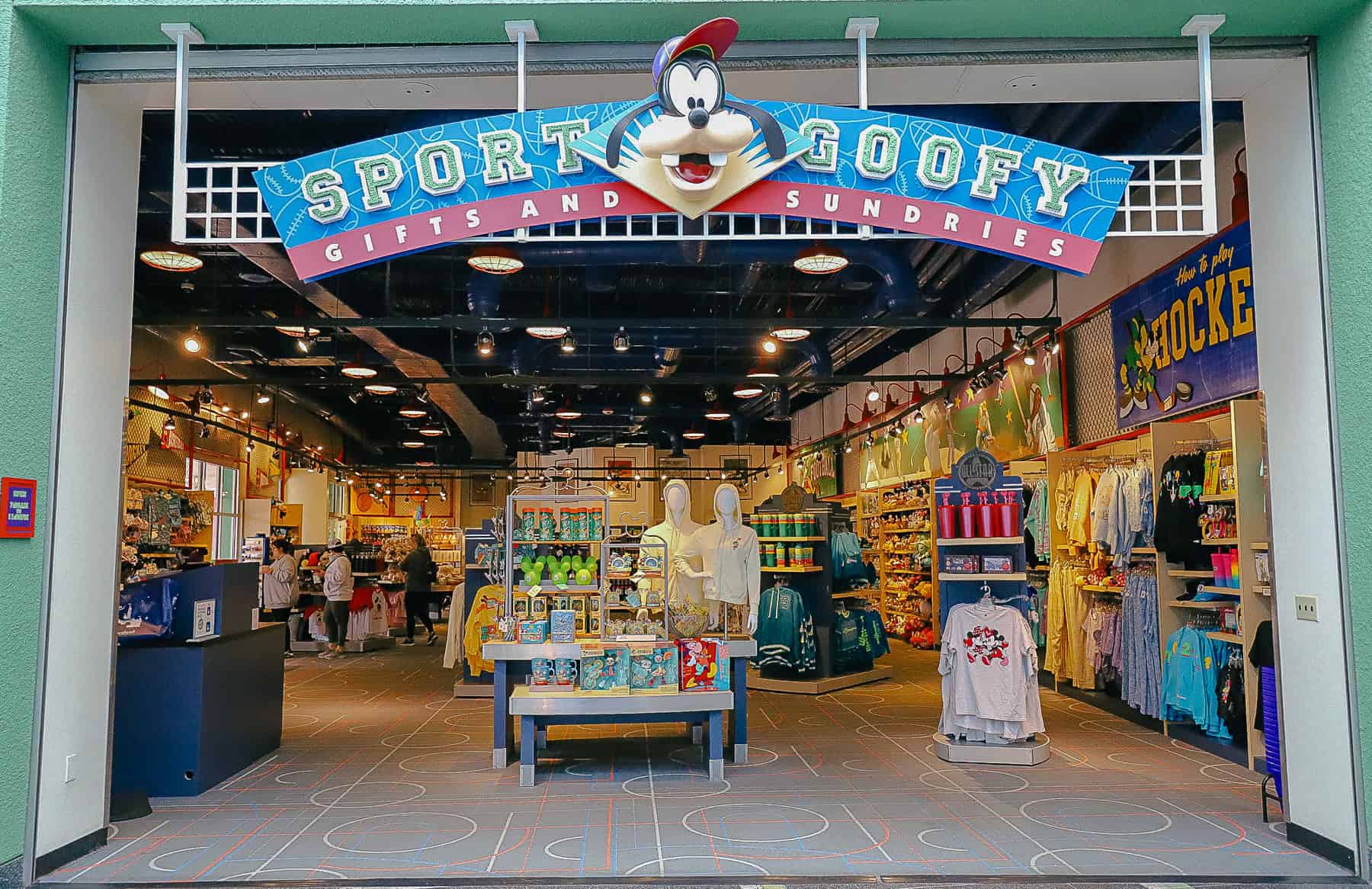 the gift shop at Disney's All-Star Sports 