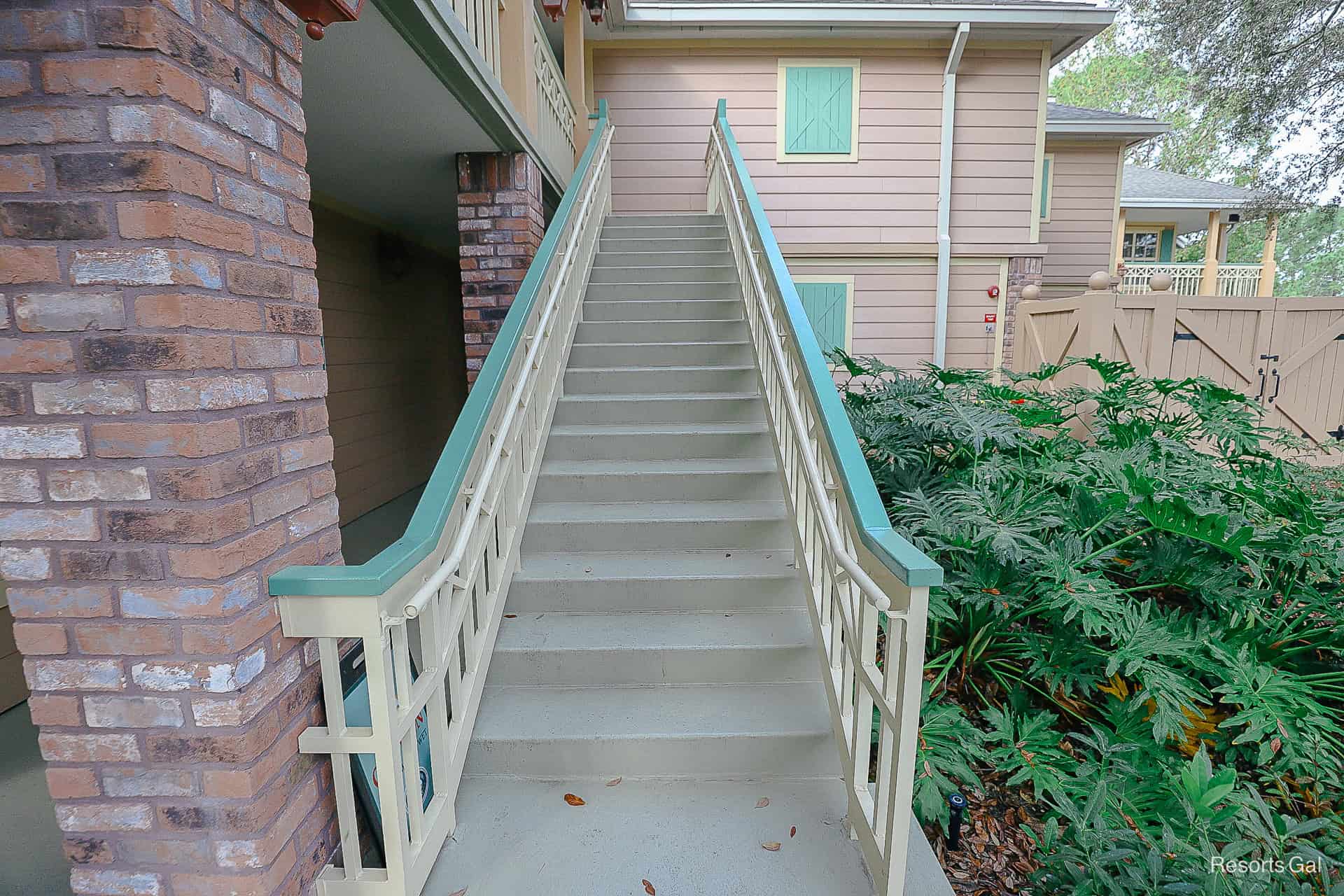 a staircase that leads to the second floor