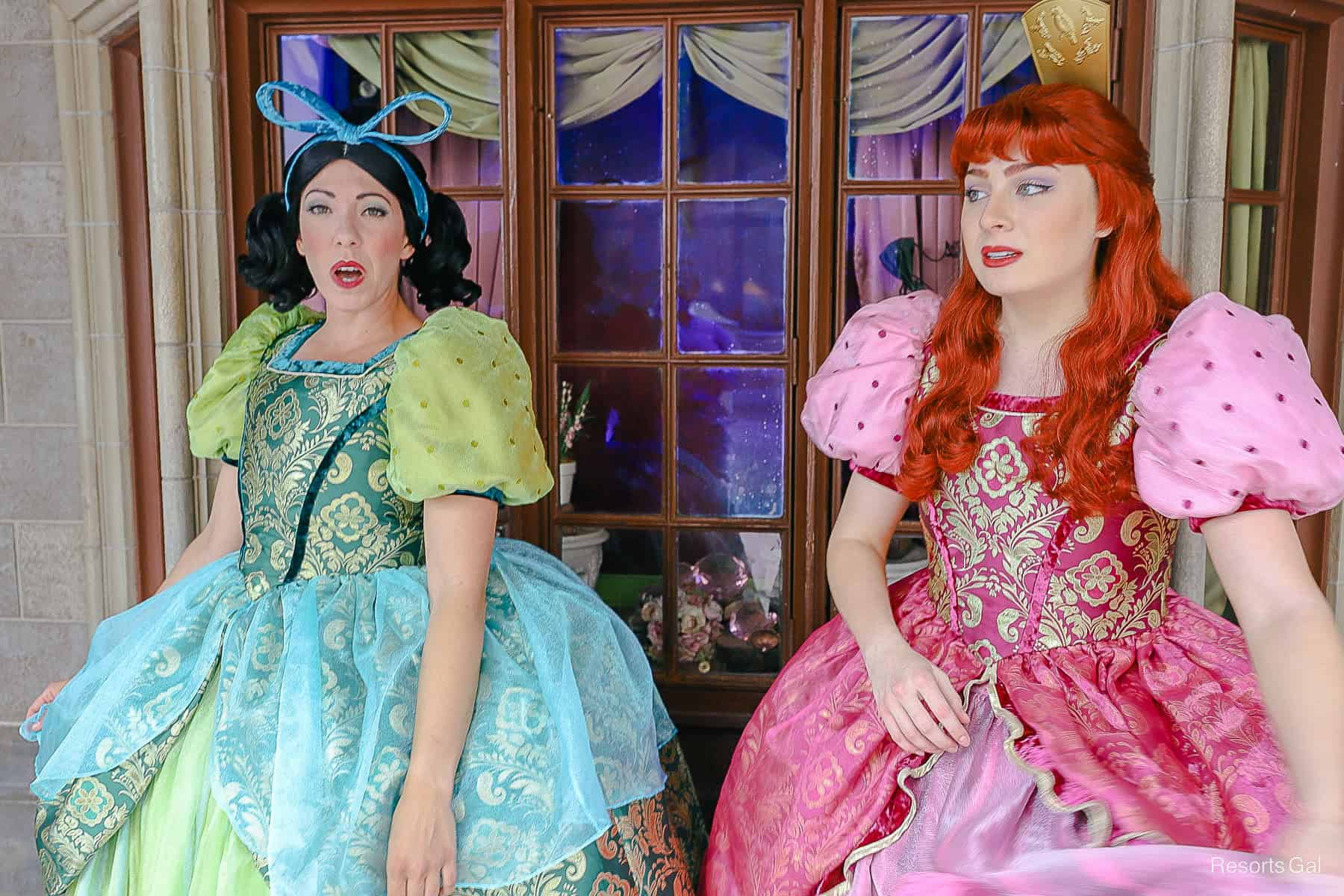 Anastasia and Drizella at Disney World