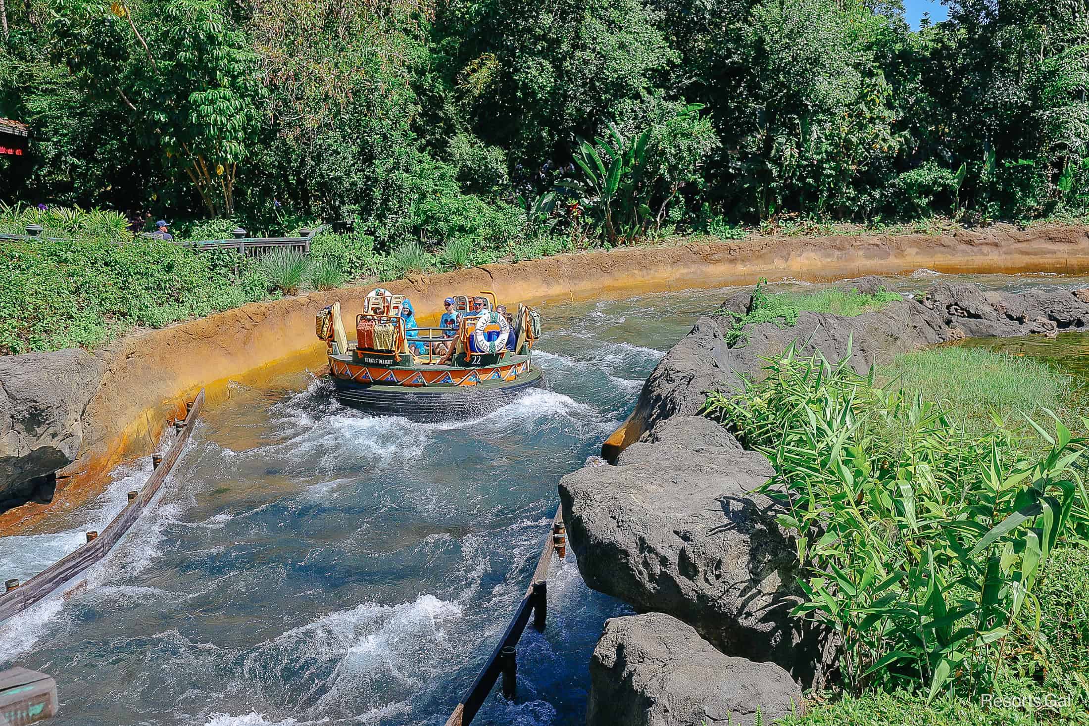 Kali River Rapids, an attraction at Disney's Animal Kingdom 