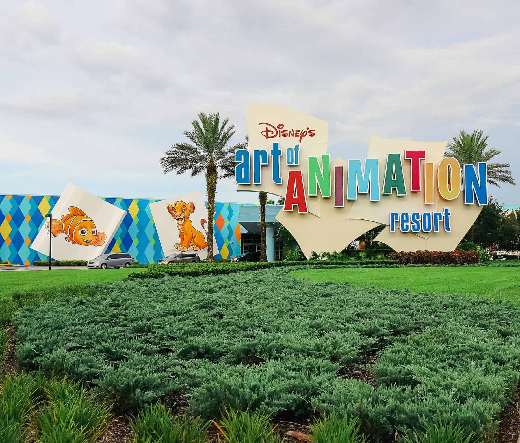 signage for Disney's Art of Animation Resort 