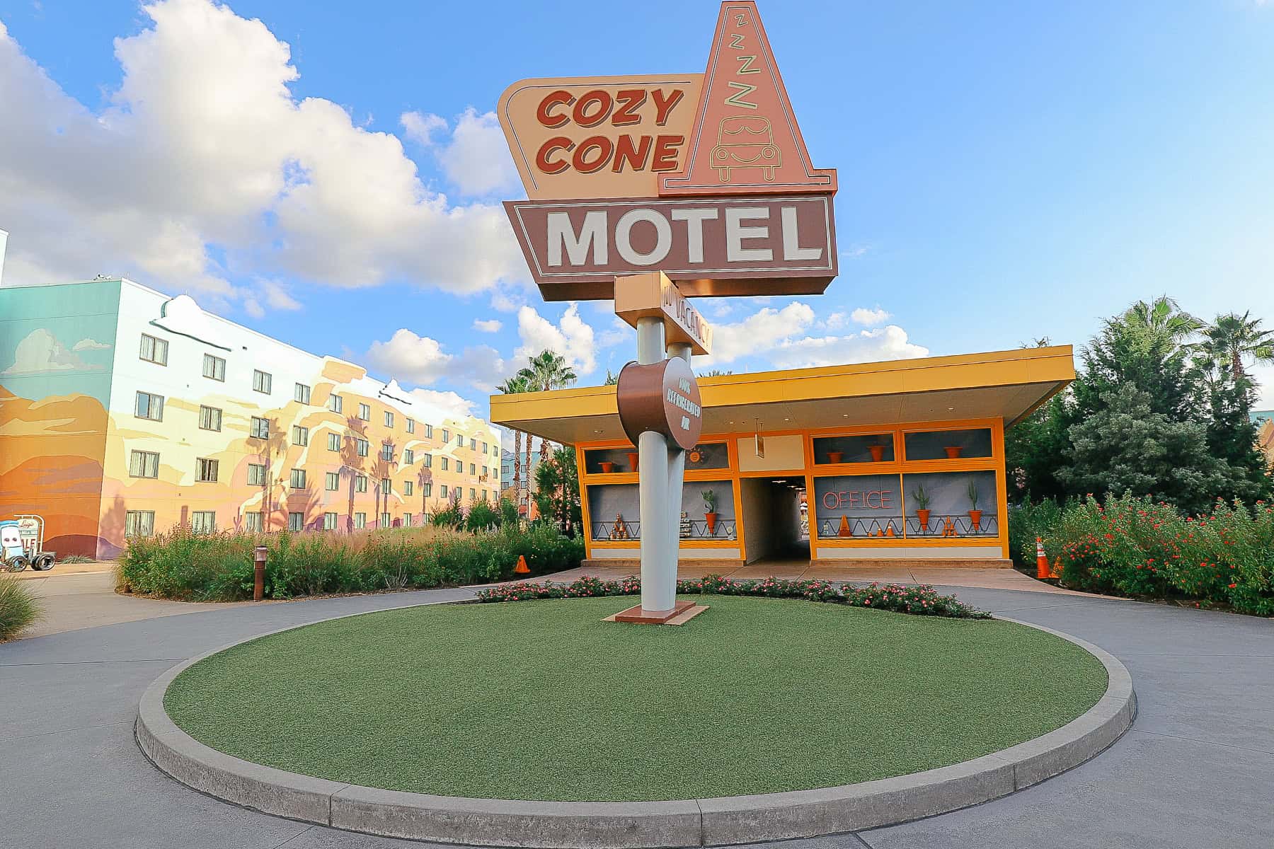 Coffee Guide Cover for Art of Animation with the Cozy Cone Motel