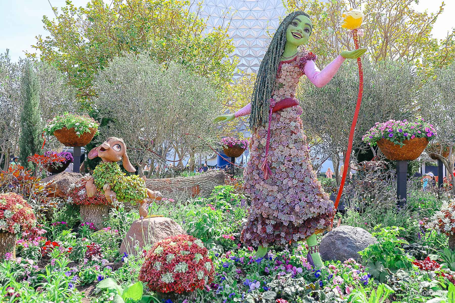 Wish topiary debuts at Epcot cover 2024