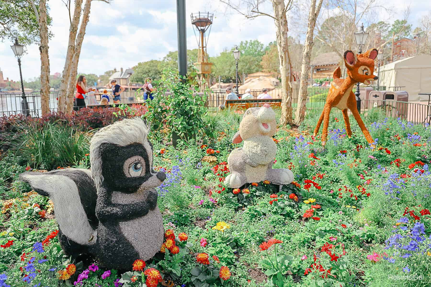 Bambi Topiary at Epcot's Flower and Garden Festival