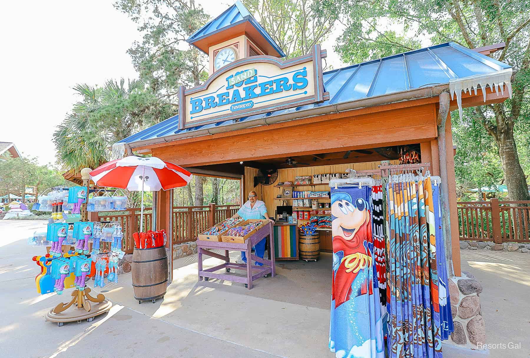 Sand Breakers Gift Shop Kiosk at Blizzard Beach