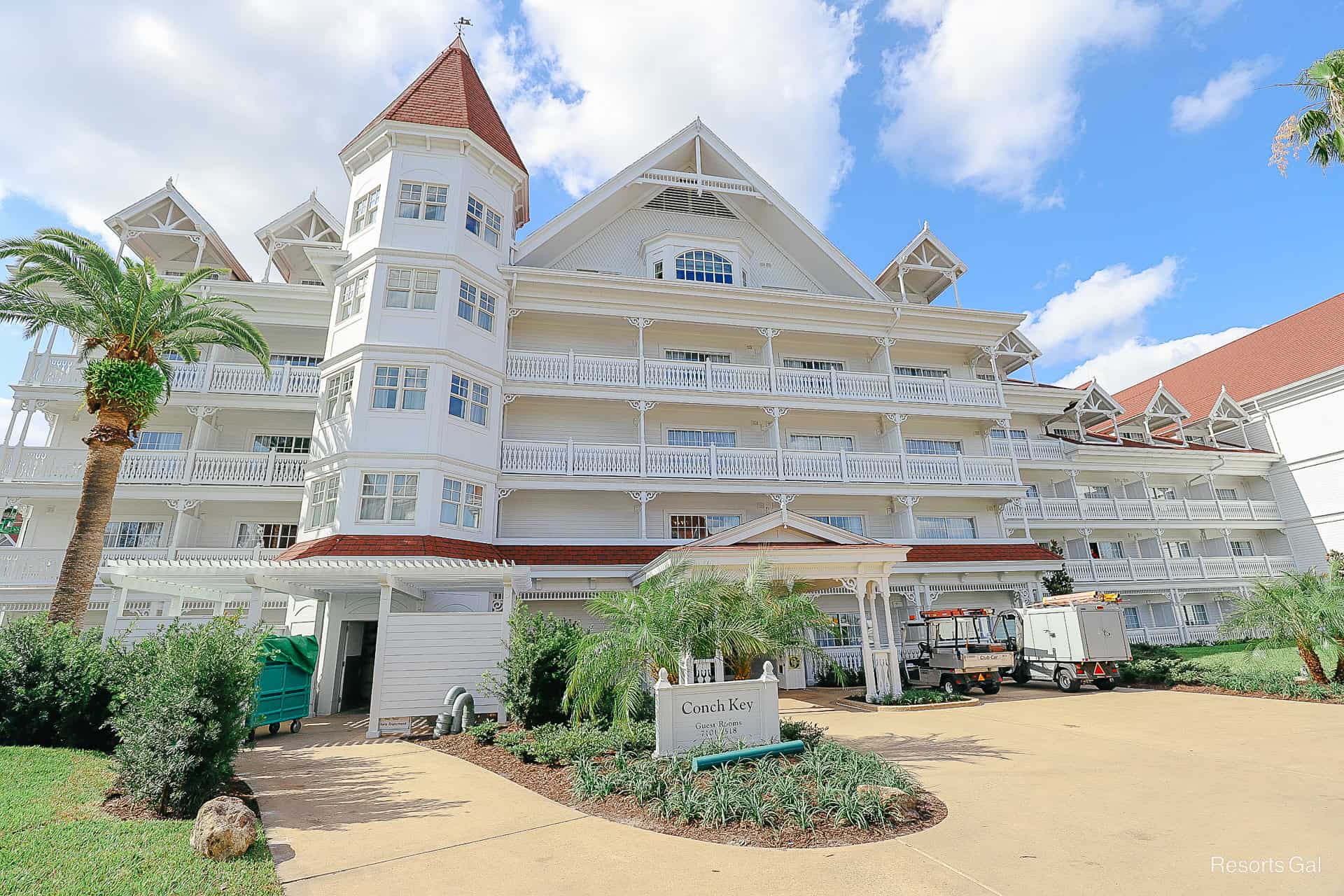 Conch Key building at the Grand Floridian 