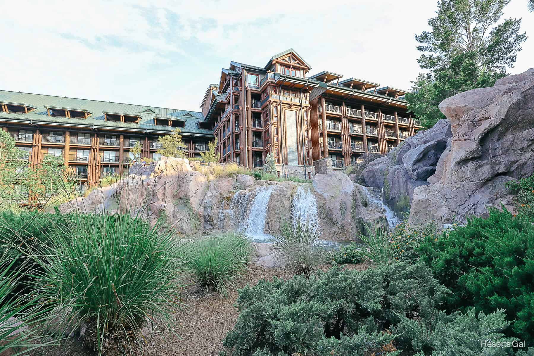 Copper Creek Falls at the Wilderness Lodge 