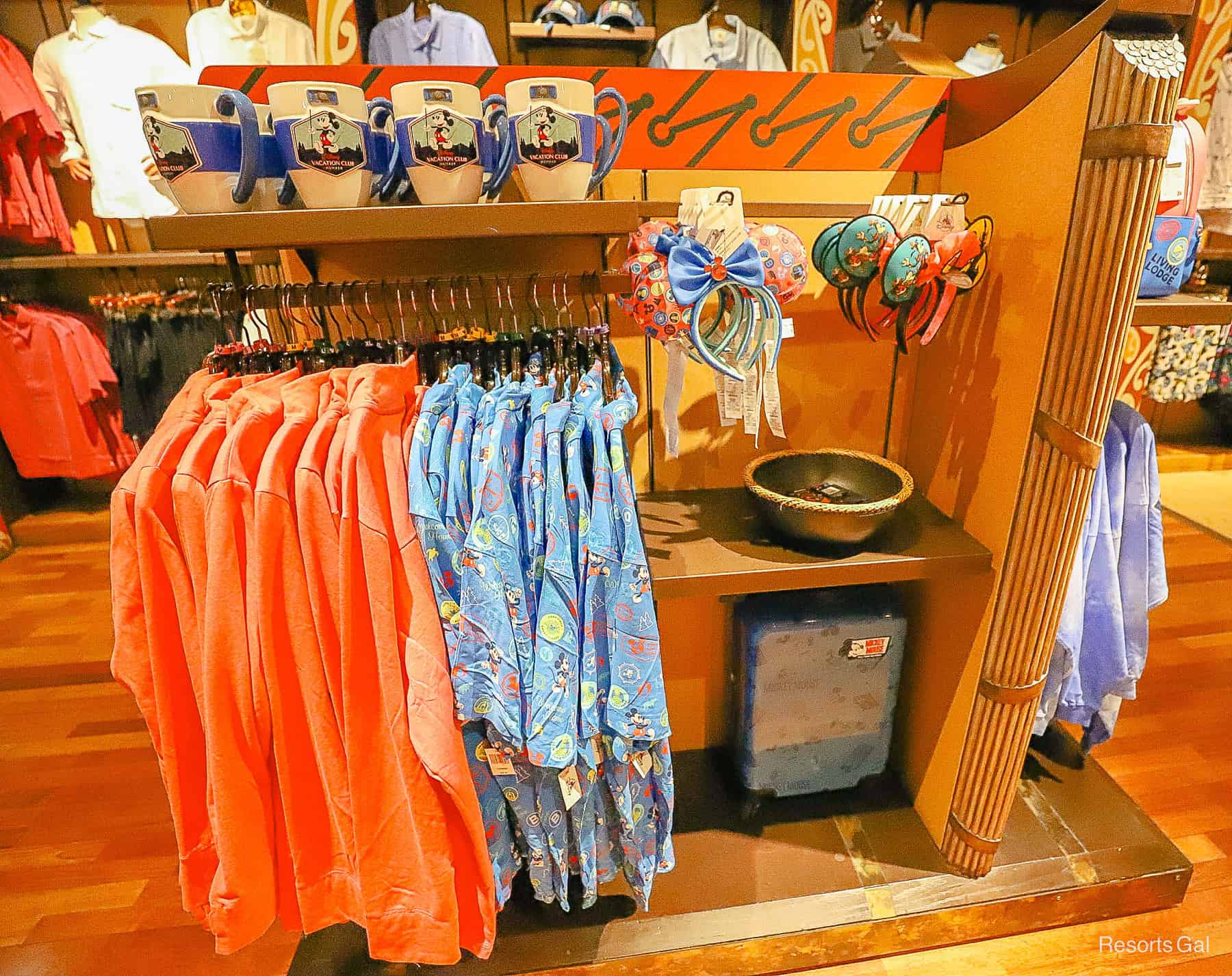 Disney Vacation Club merchandise at the Polynesian 