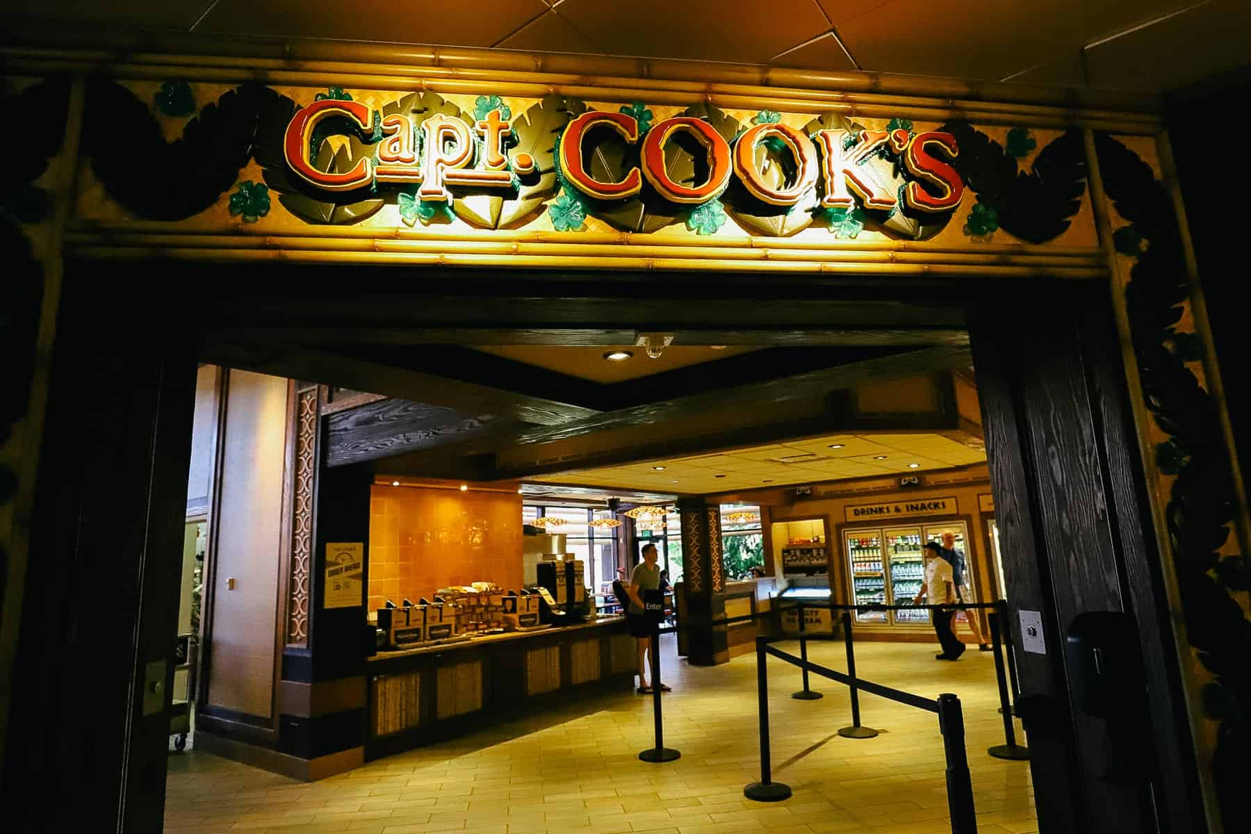 entrance to Capt. Cook's 