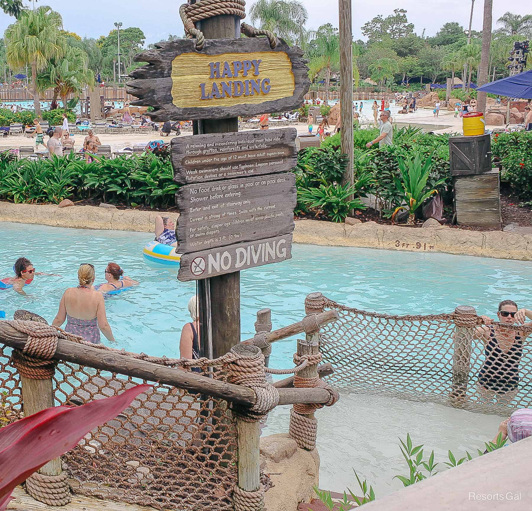 Happy Landings at Blizzard Beach