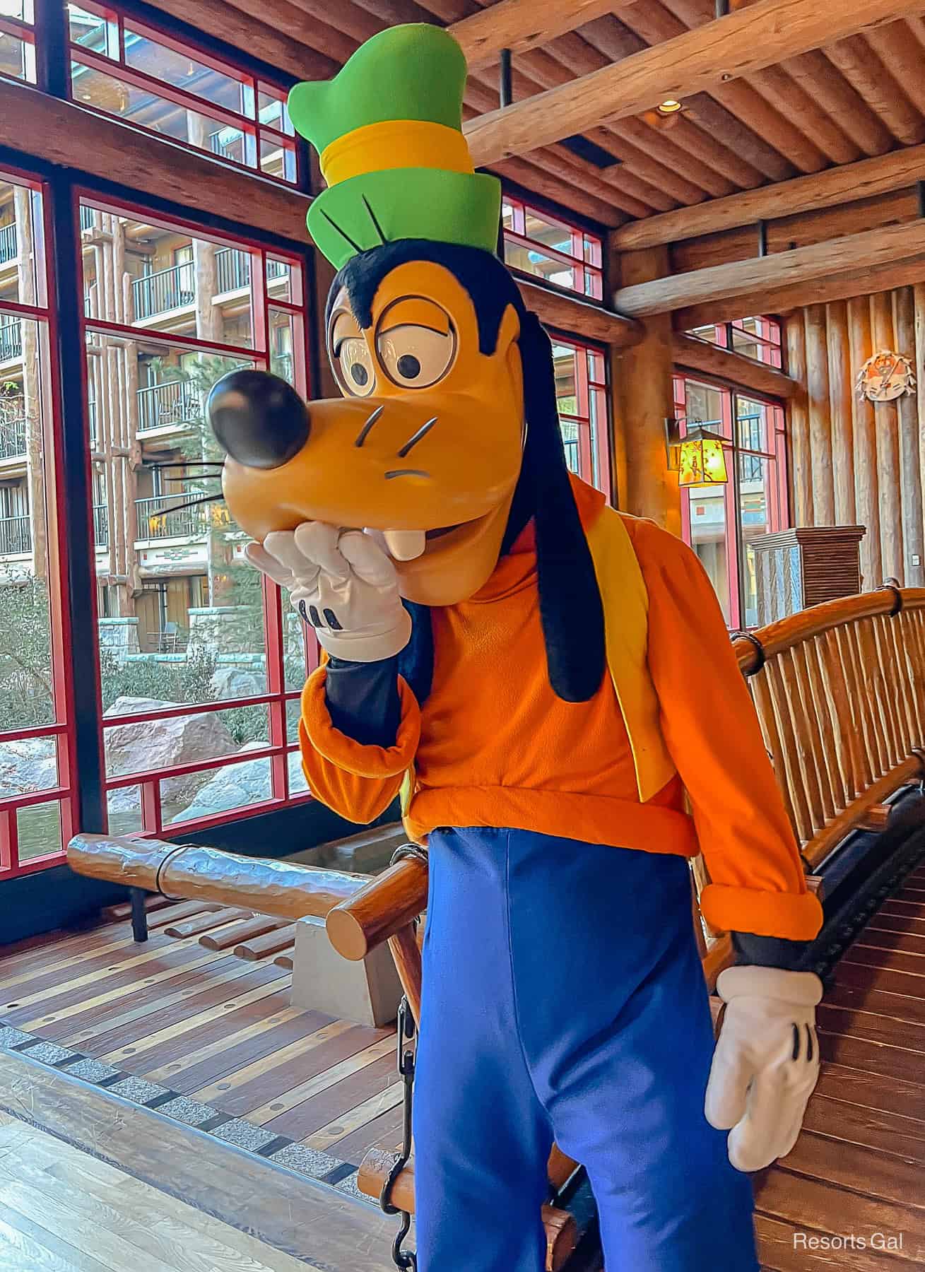 Goofy at Disney's Wilderness Lodge 