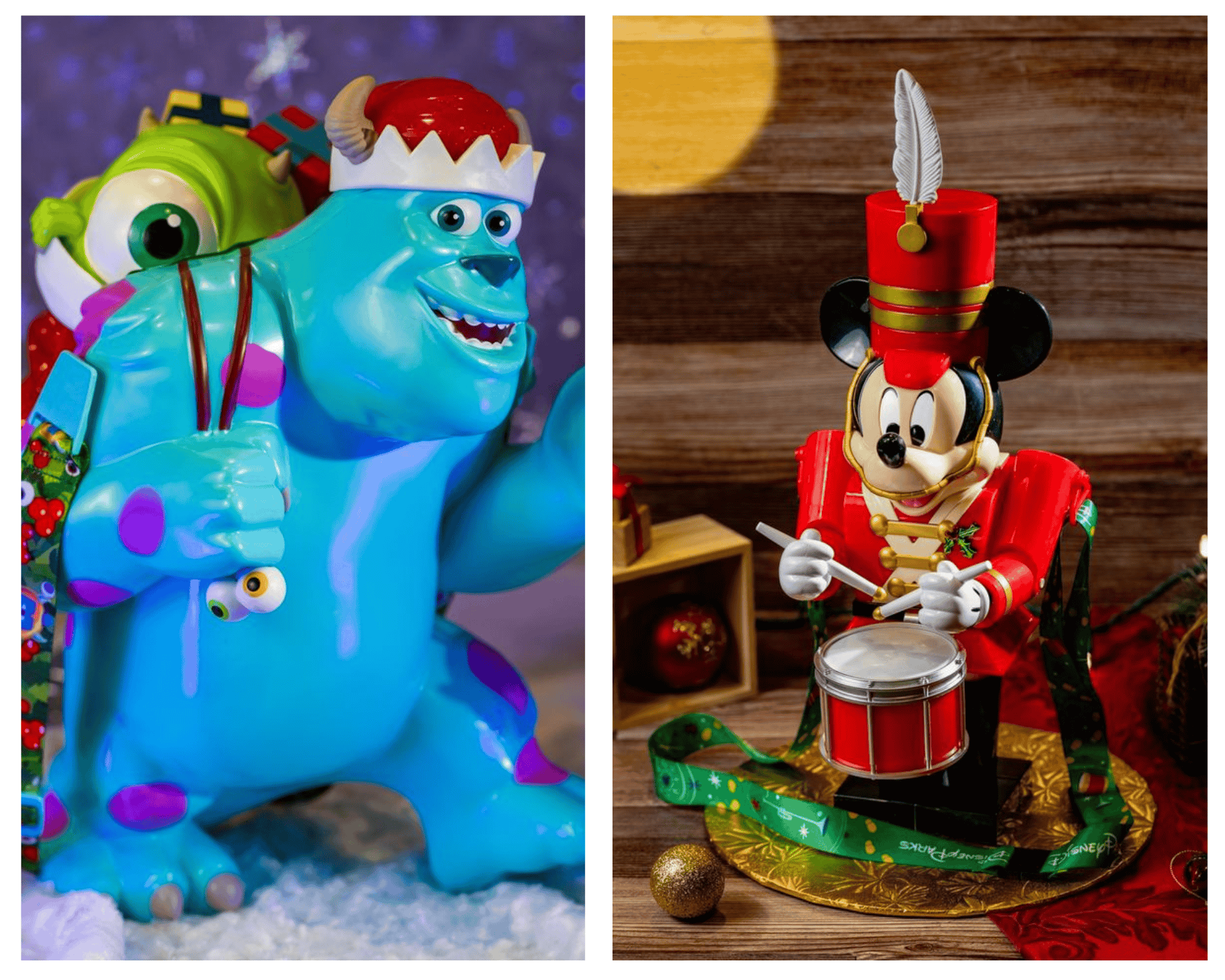 NEW: Santa Sulley Popcorn Bucket and Mickey Toy Soldier Sipper Debut at Walt Disney World for the Holiday Season