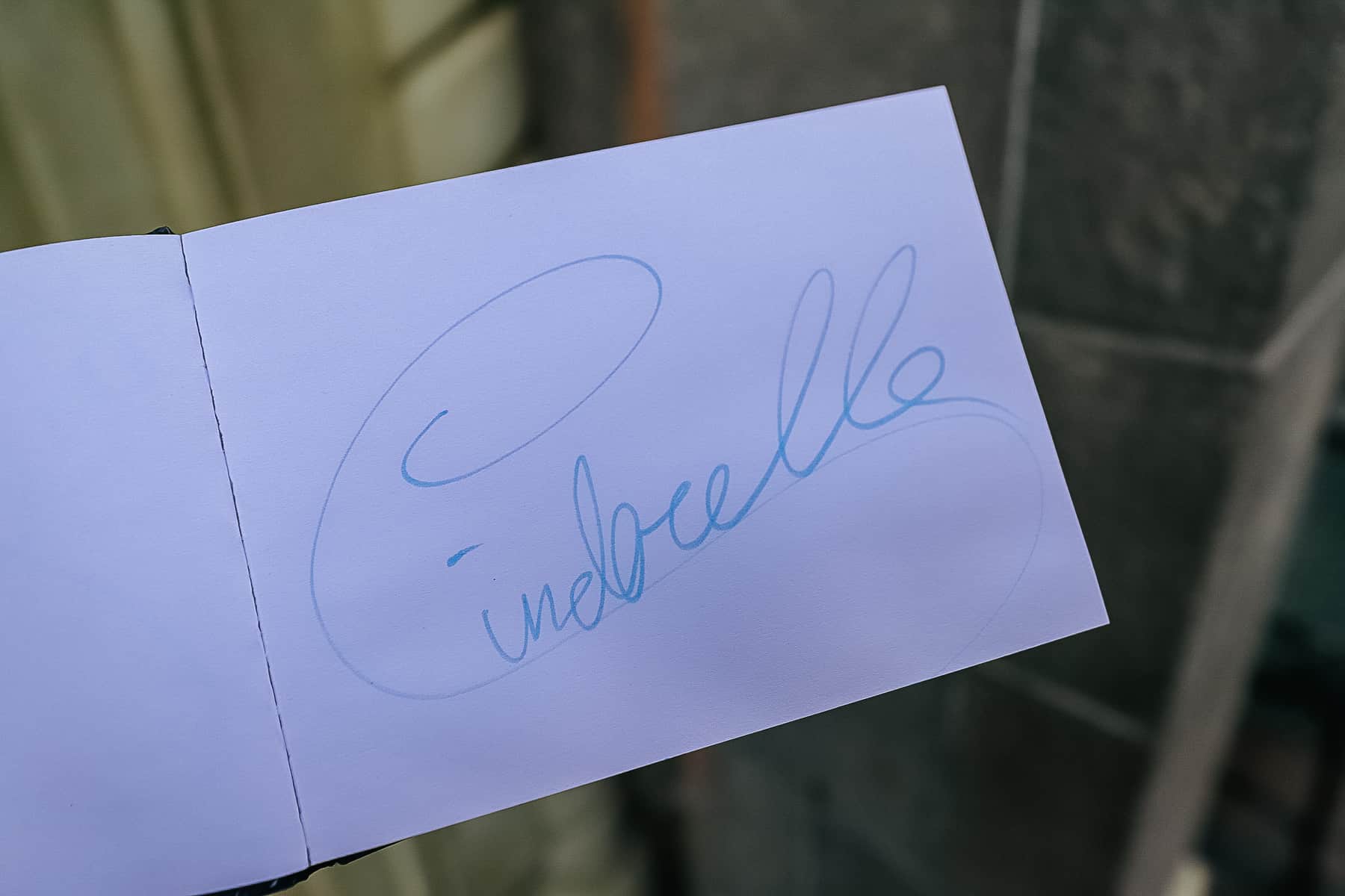 Cinderella autograph