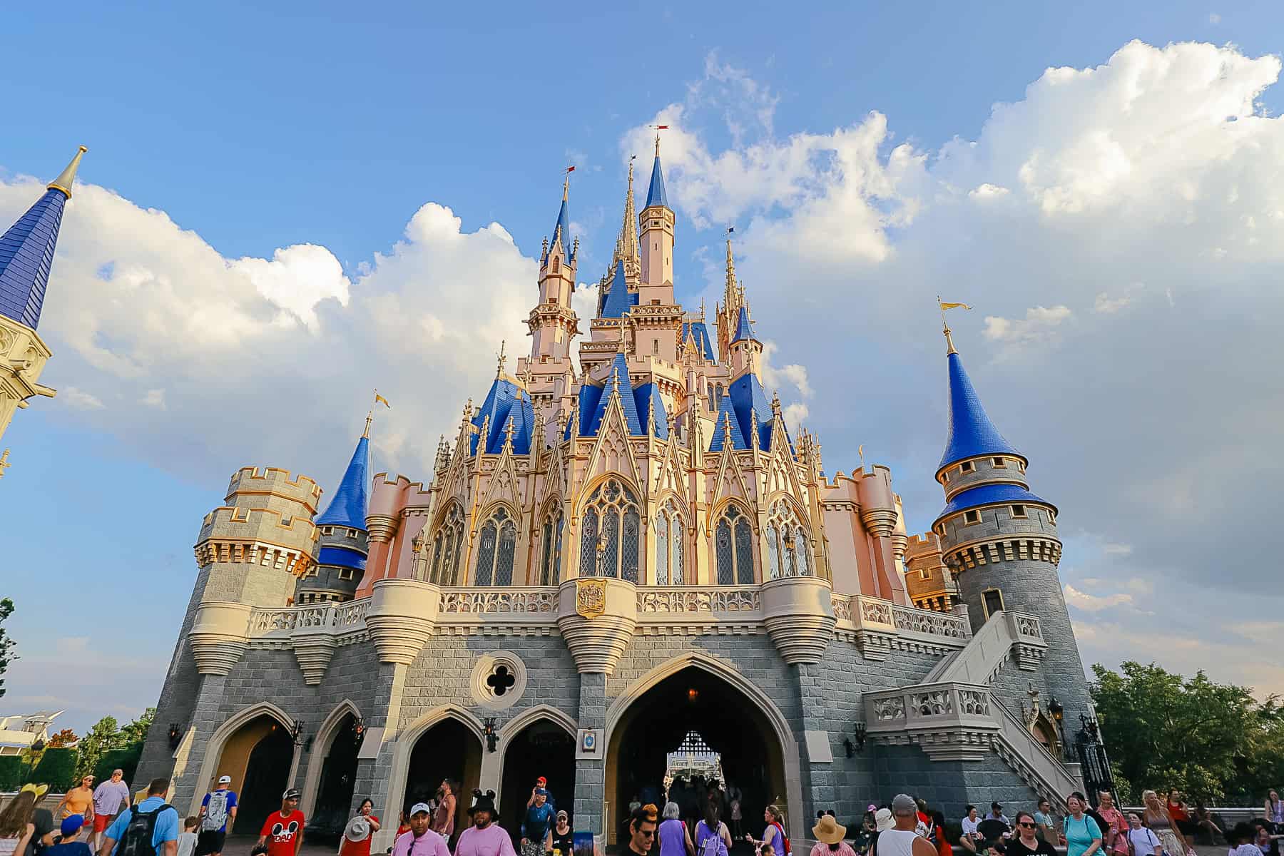 back side of Cinderella Castle 