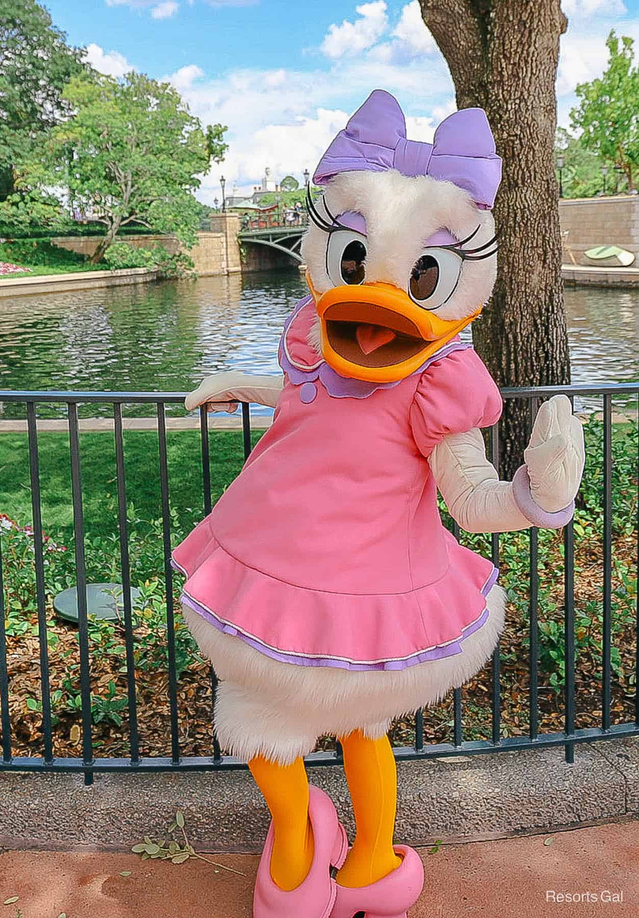 Daisy Duck at Epcot 