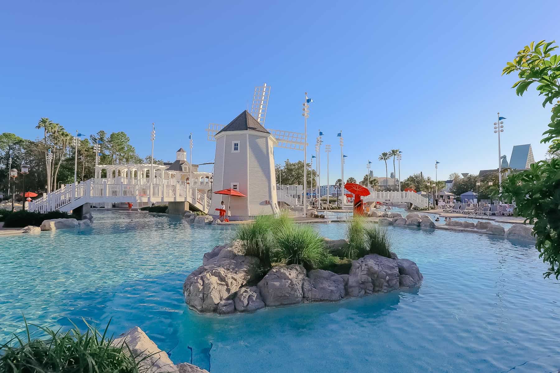 a pool at a deluxe resort 