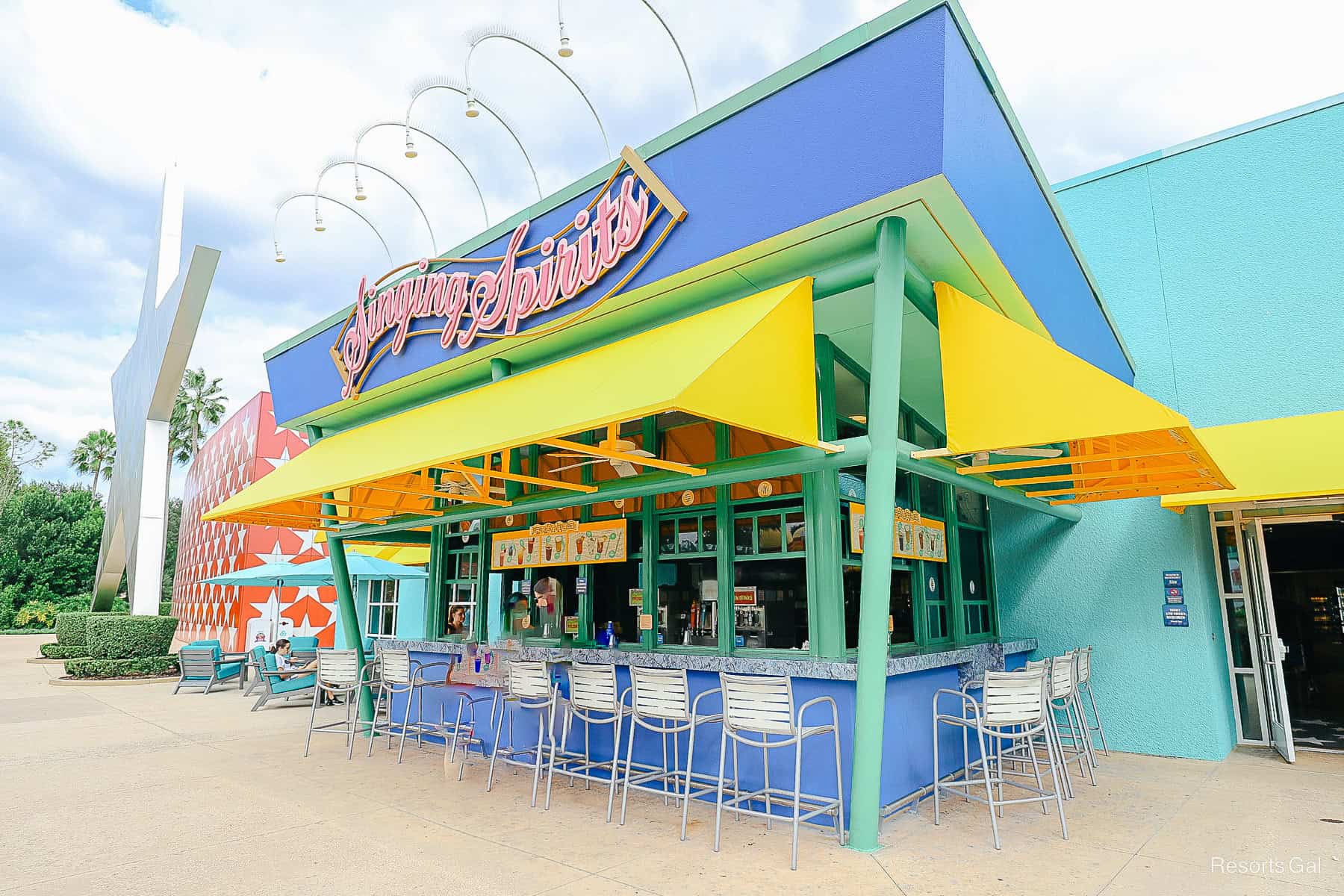 Singing Spirits Pool Bar at Disney's All-Star Music Resort 