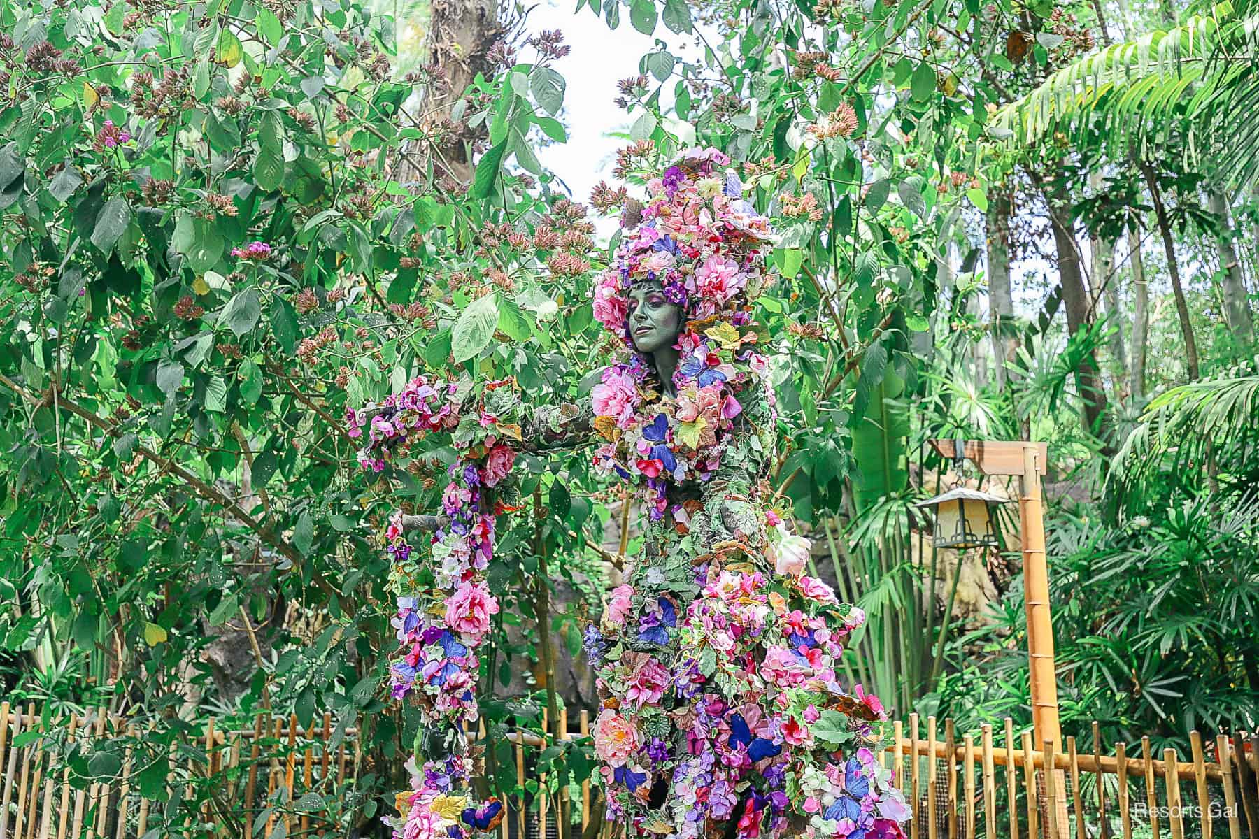 Divine in Florals at Disney's Animal Kingdom 