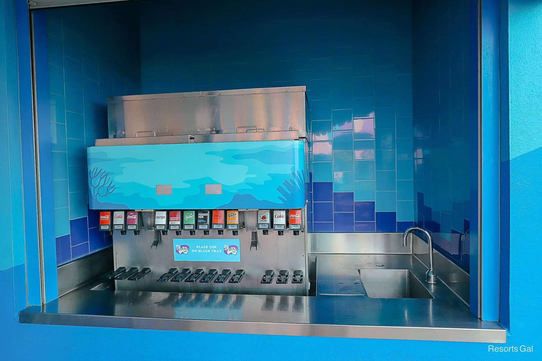 a secondary beverage station at Art of Animation Resort 