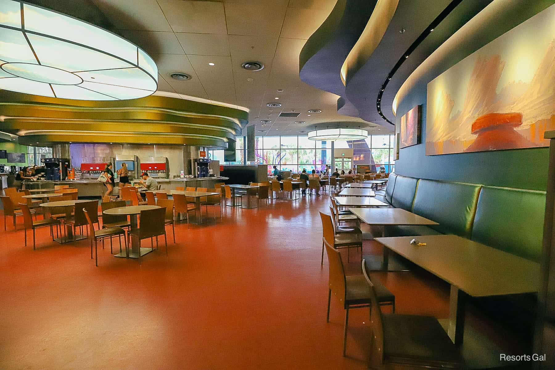 dining room interior at Art of Animation 