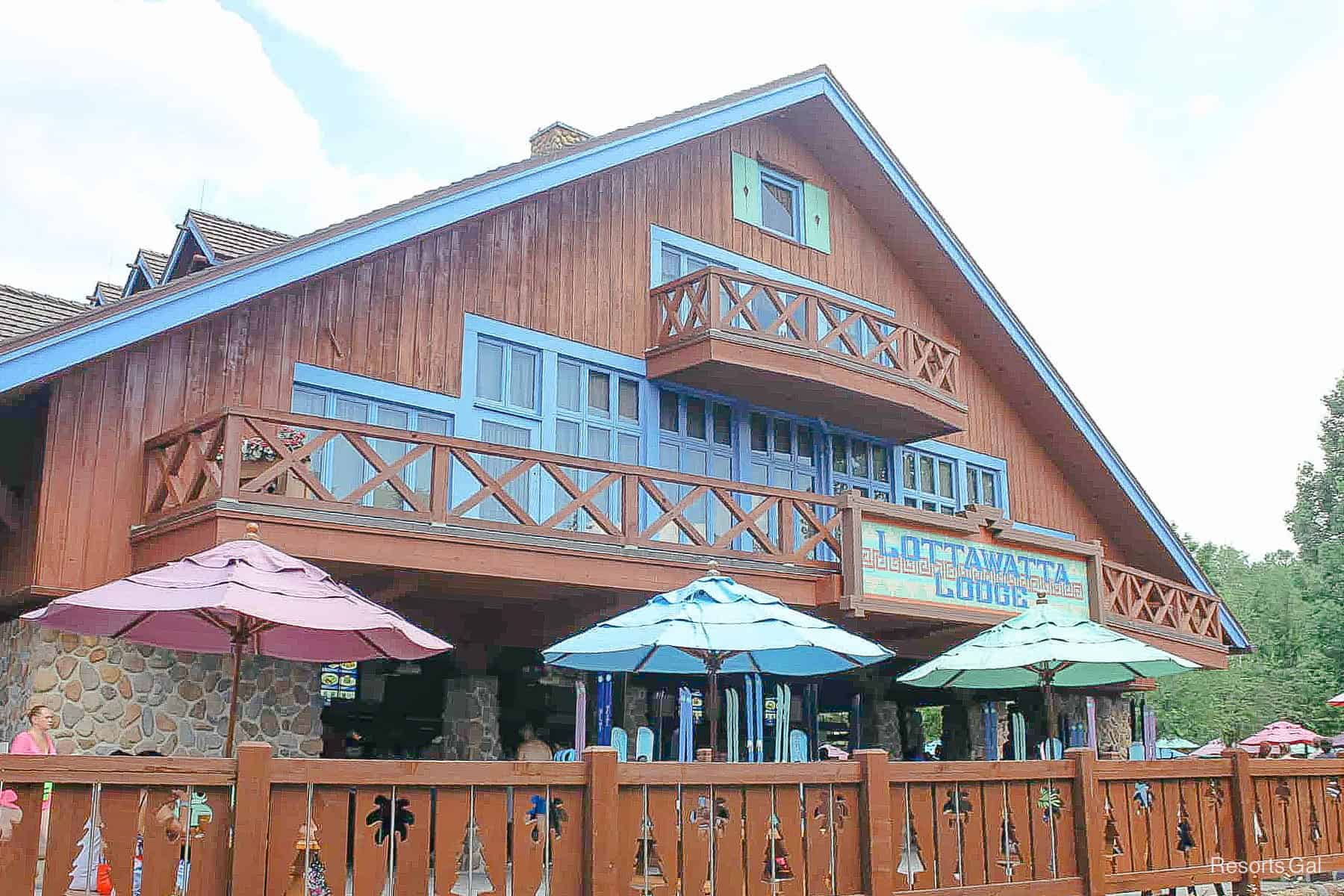 Lottawatta Lodge the quick service dining restaurant at Blizzard Beach