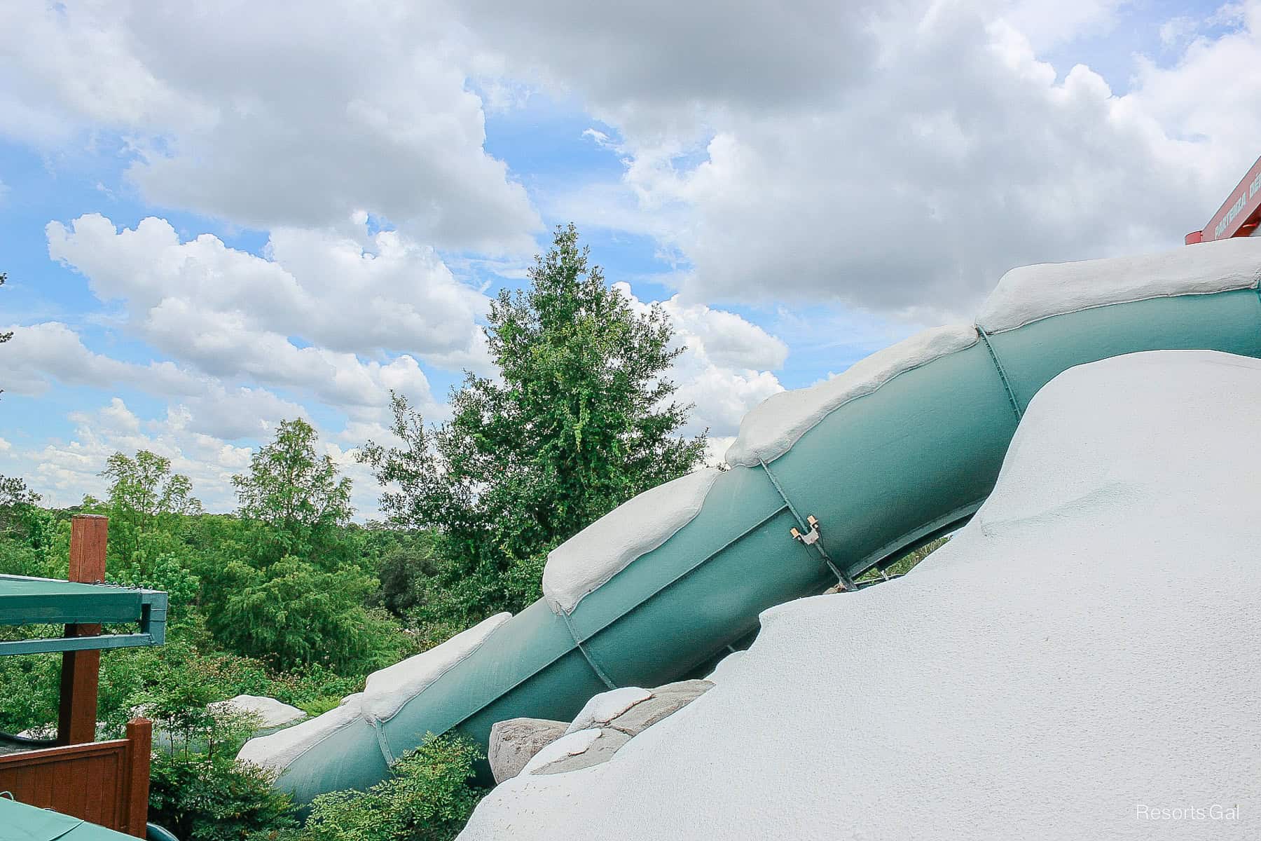 the tunnel with 50' foot plunge on the Downhill Double Dipper 