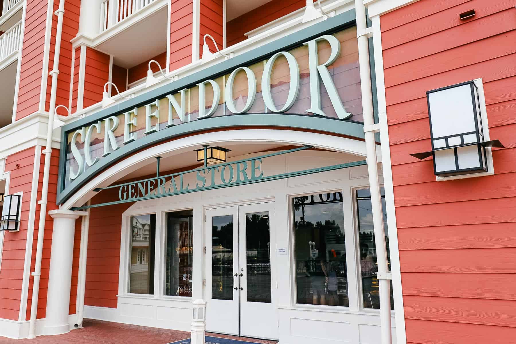 Screen Door General Store entrance at Disney's Boardwalk 