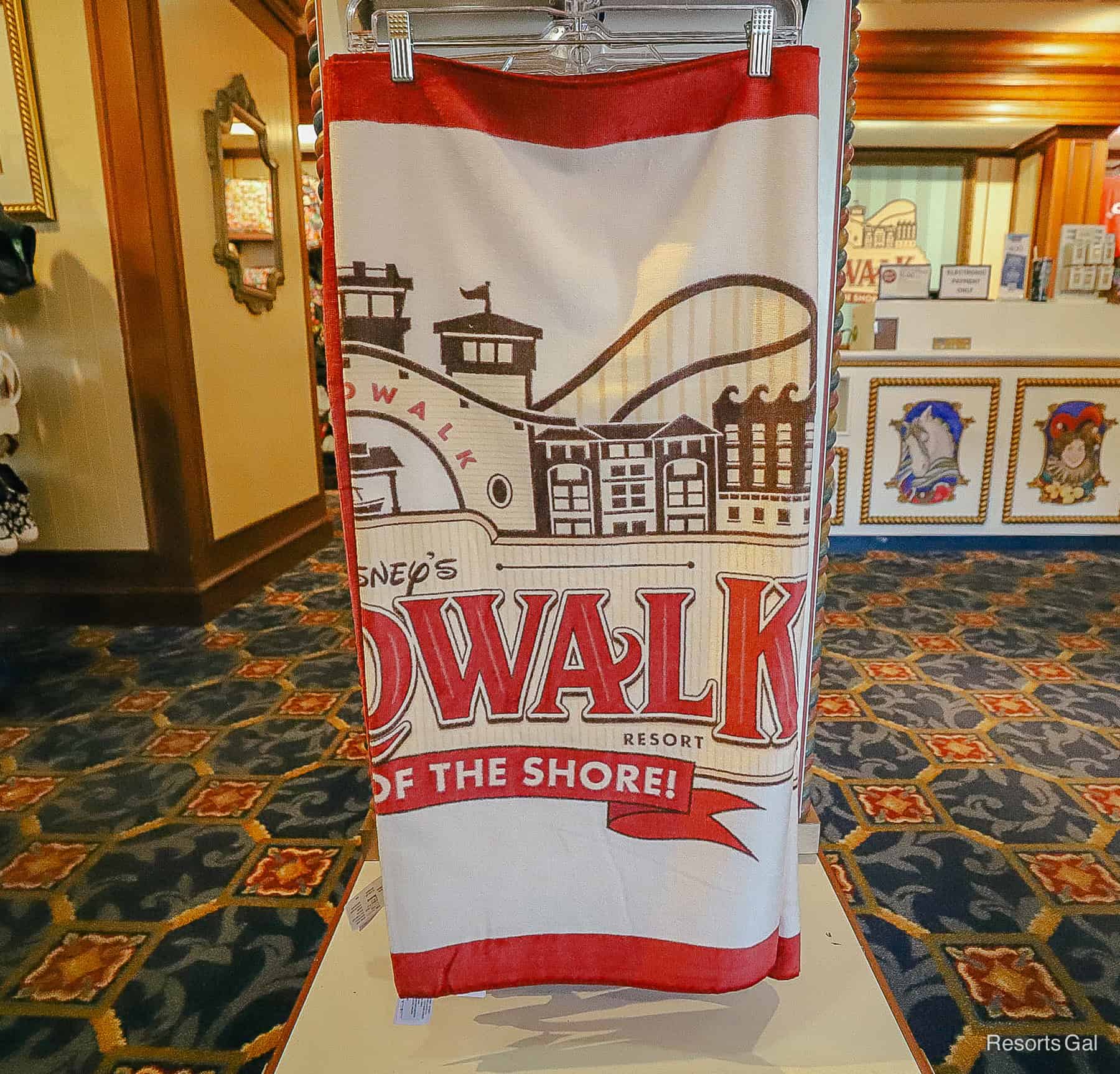 Disney's Boardwalk Resort Beach Towel 