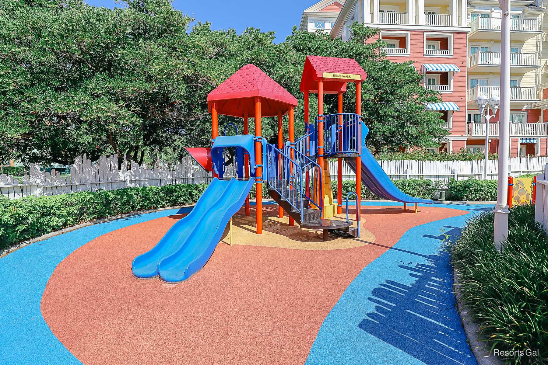 a playground at Disney's Boardwalk 