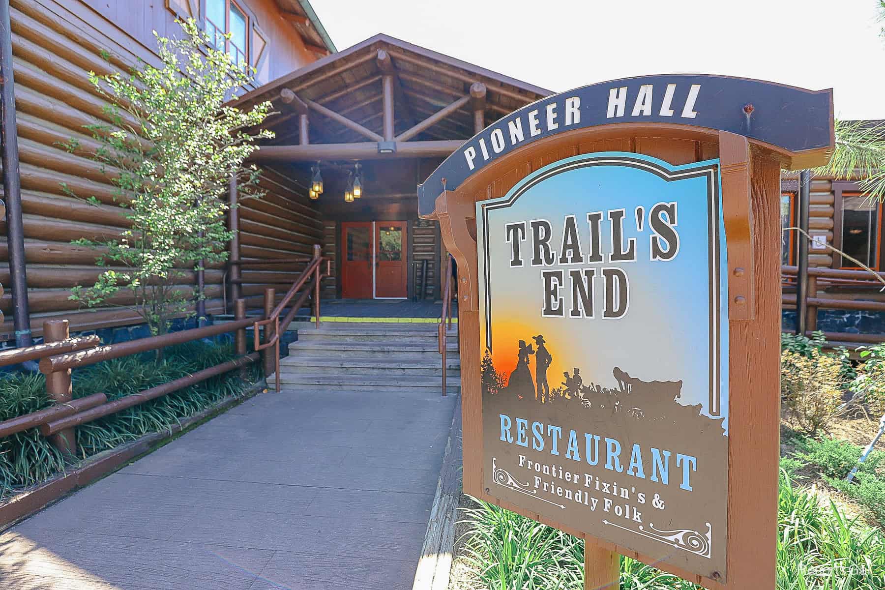 Trail's End Restaurant Sign 