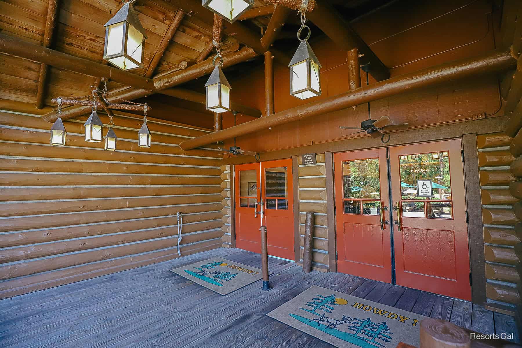 the entrance to Trail's End at the Settlement at Disney's Fort Wilderness 