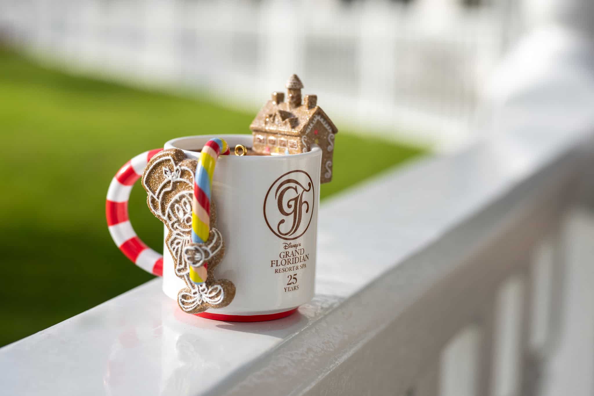 25th anniversary gingerbread mug for Disney's Grand Floridian 