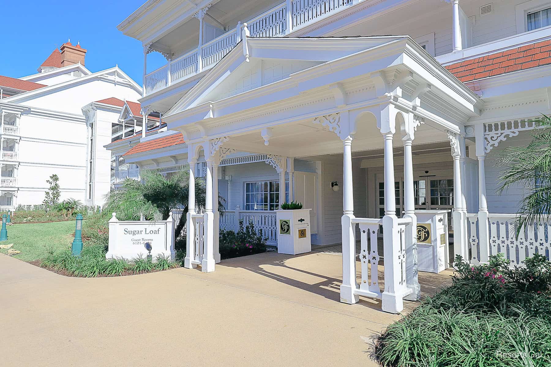 the entrance to Sugar Loaf inside the Grand Floridian building 