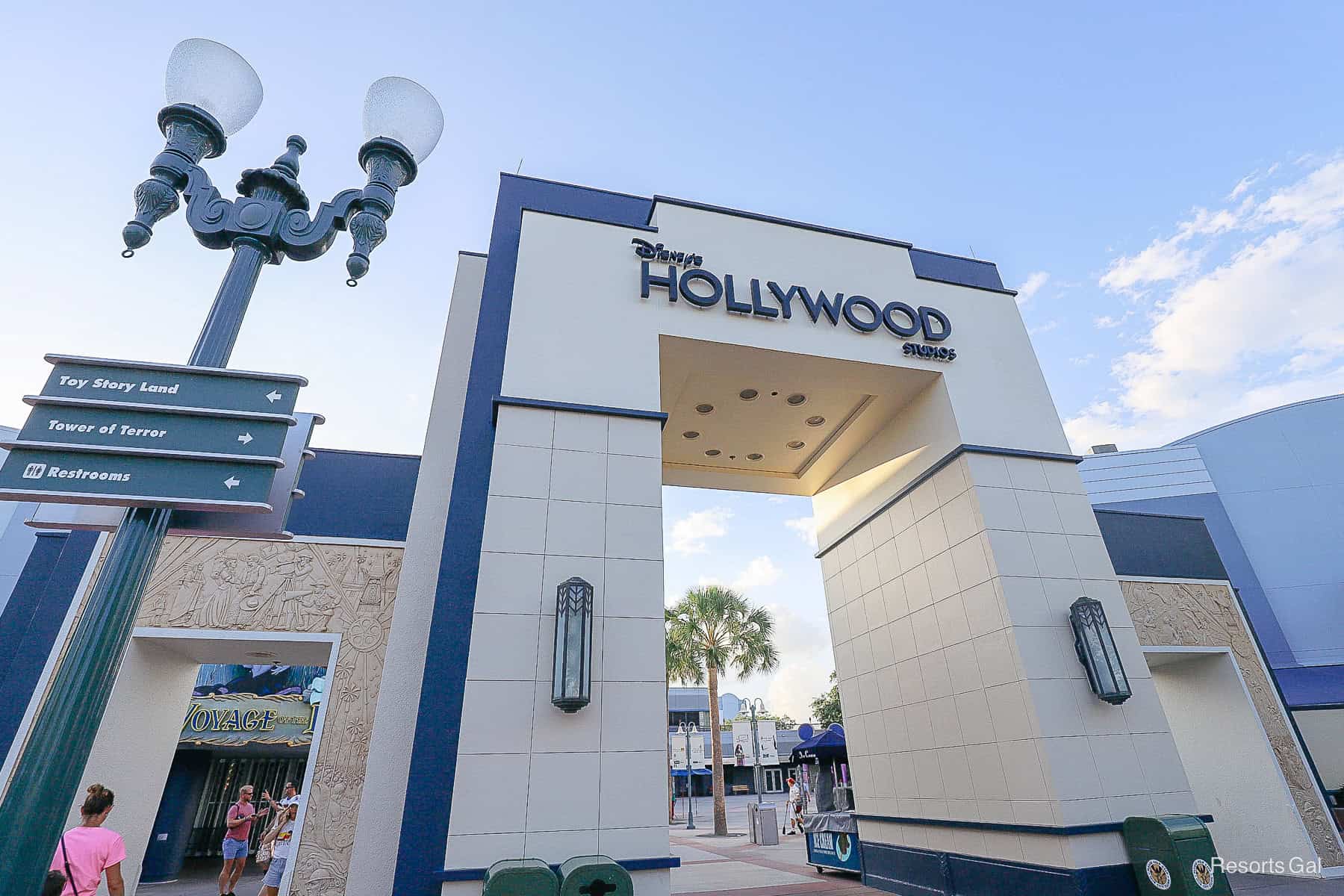 picture of the entrance to Animation Courtyard at Disney's Hollywood Studios 