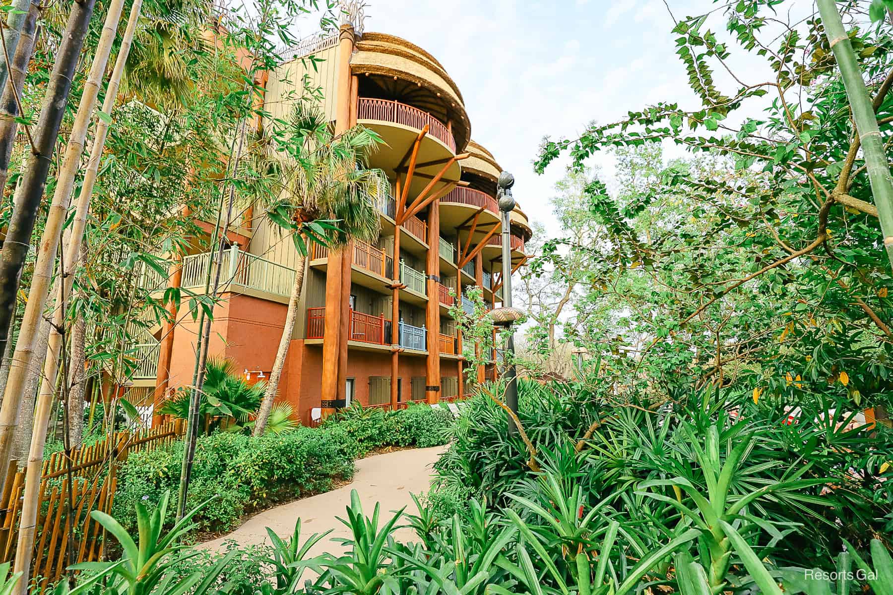 a view of Jambo House at Disney's Animal Kingdom Lodge 