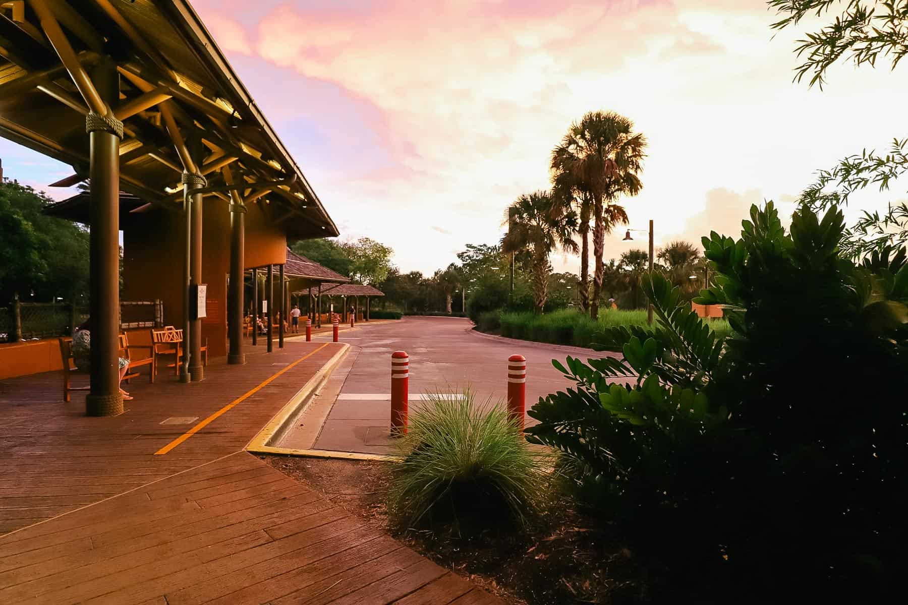 bus stop at Disney's Kidani Village 