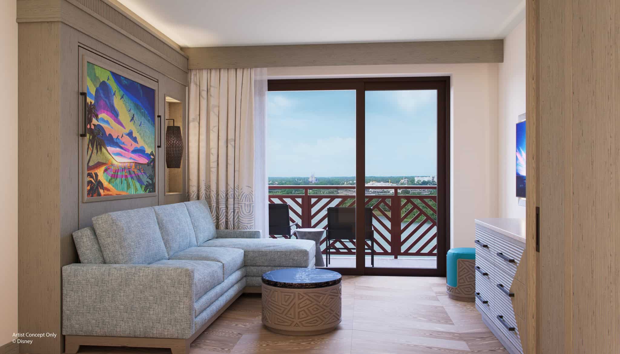 New Island Tower Rooms Photos at Disney's Polynesian Villas and Bungalows