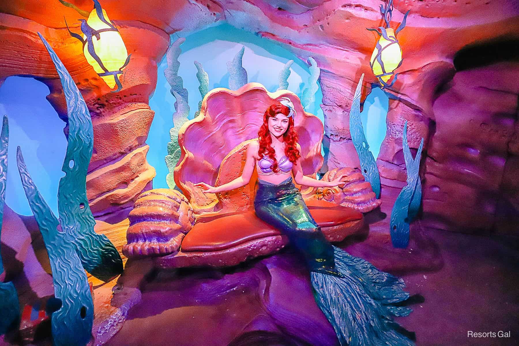 Ariel from the animated film The Little Mermaid at Magic Kingdom 