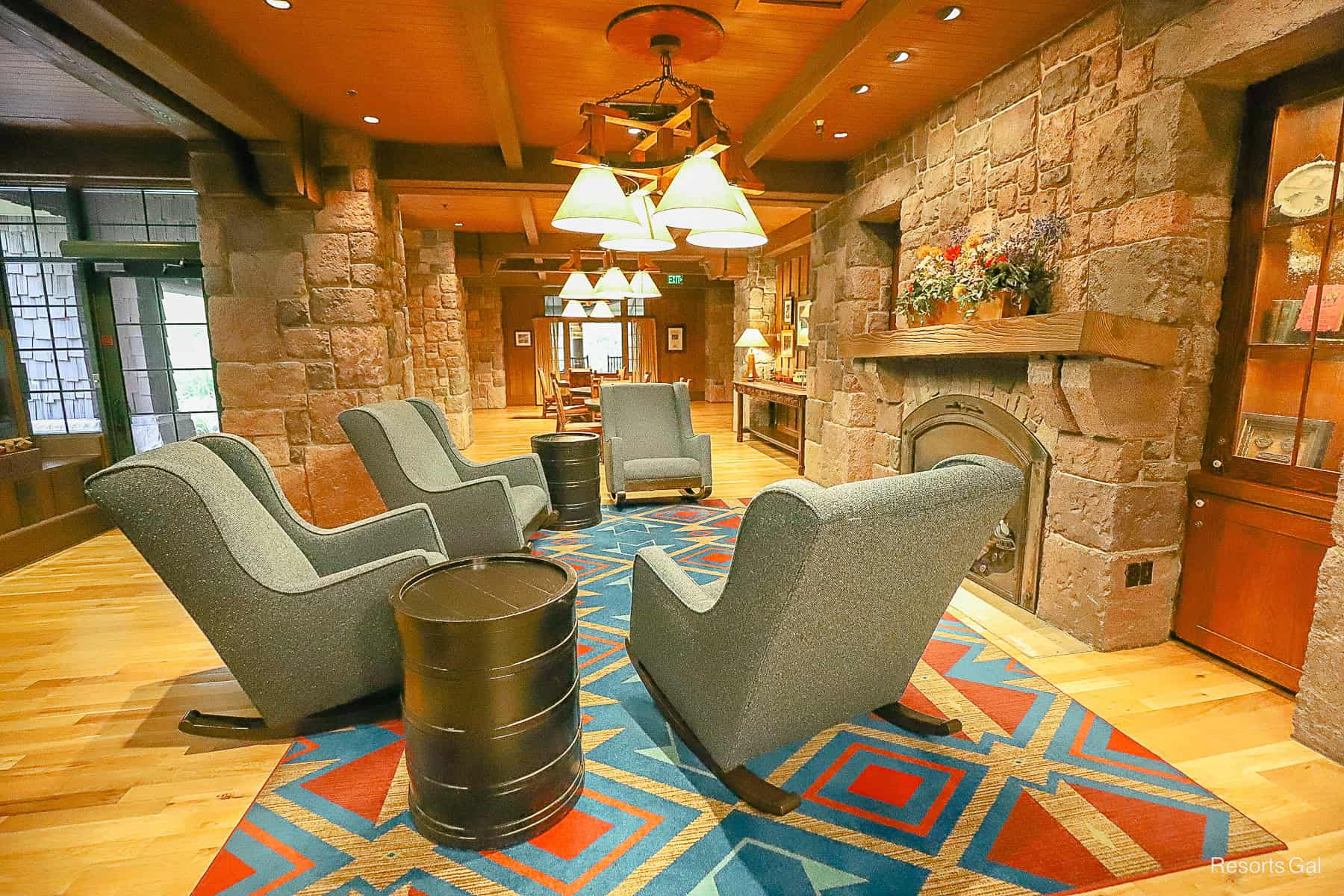 the Carolwood room at Disney's Wilderness Lodge 