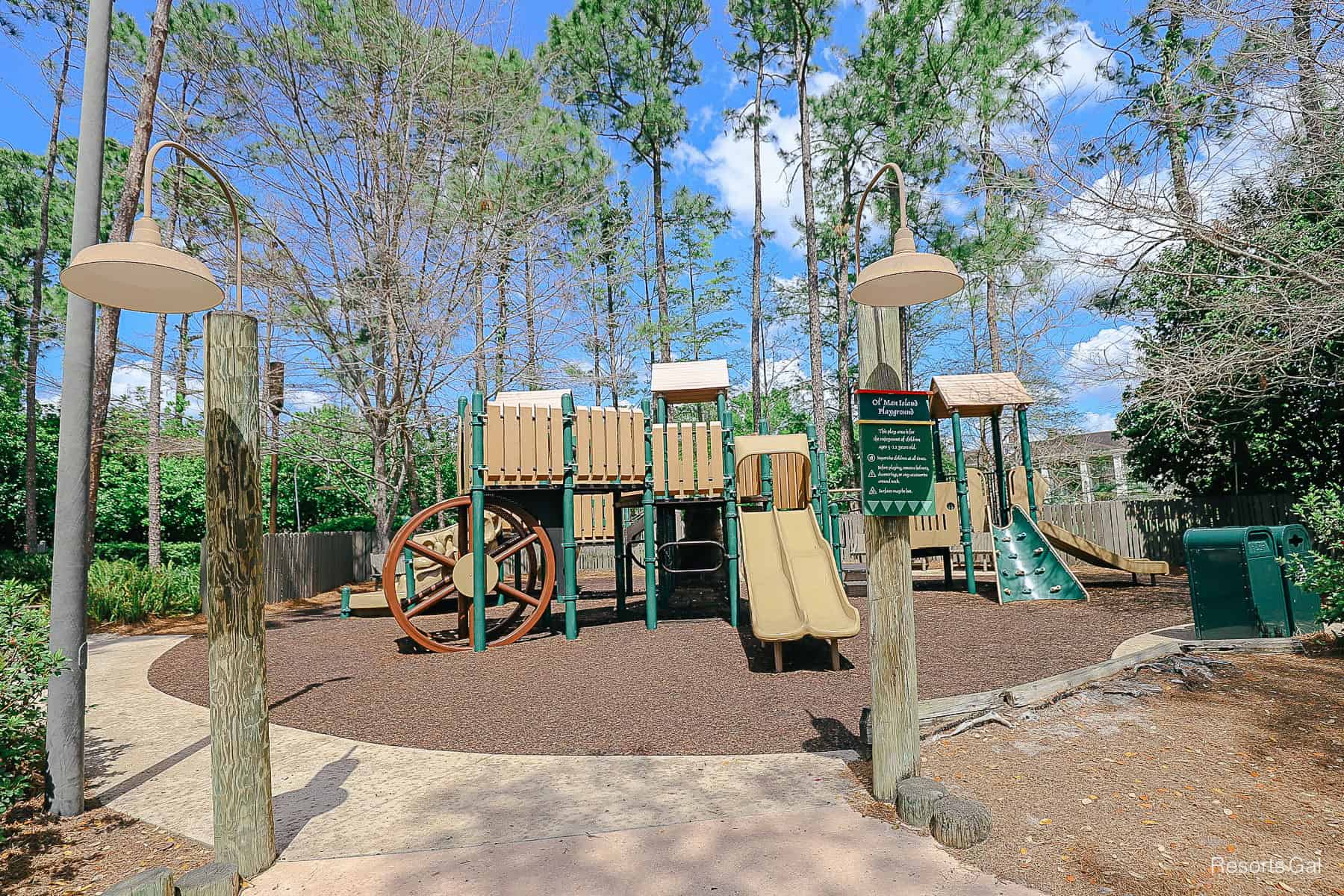 Ol' Man Island playground at Disney's Port Orleans Riverside 