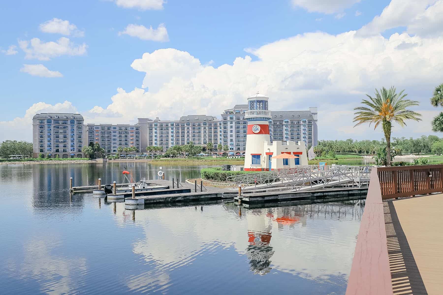 Disney's Riviera as seen from Disney's Caribbean example of two resort categories 