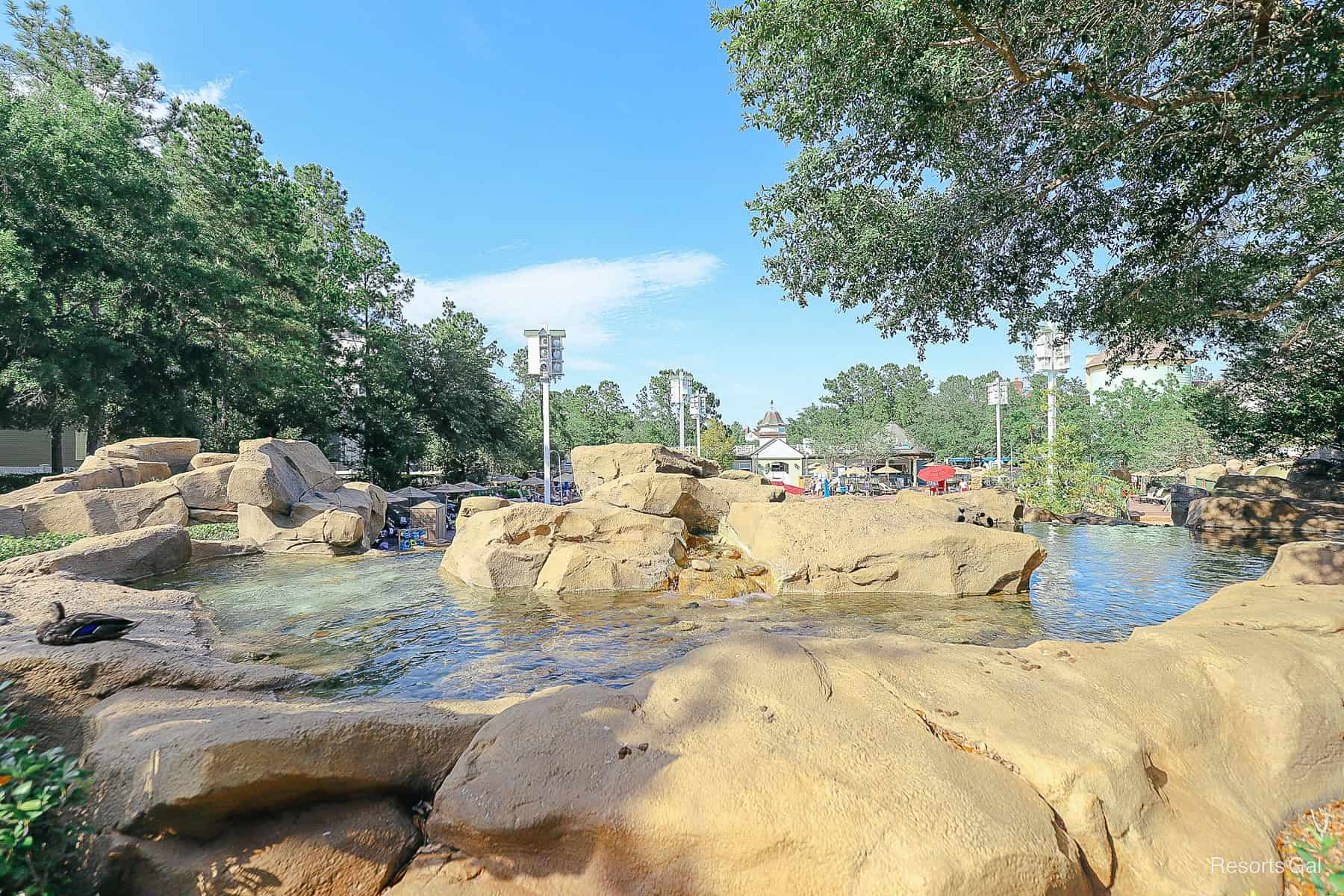 the High Rock Springs area of Saratoga Springs Resort at Disney 