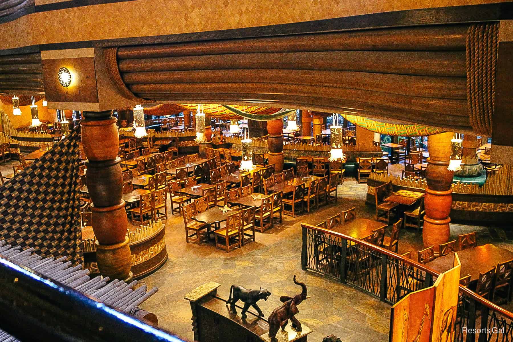 a view into Boma restaurant at Disney's Animal Kingdom Lodge 