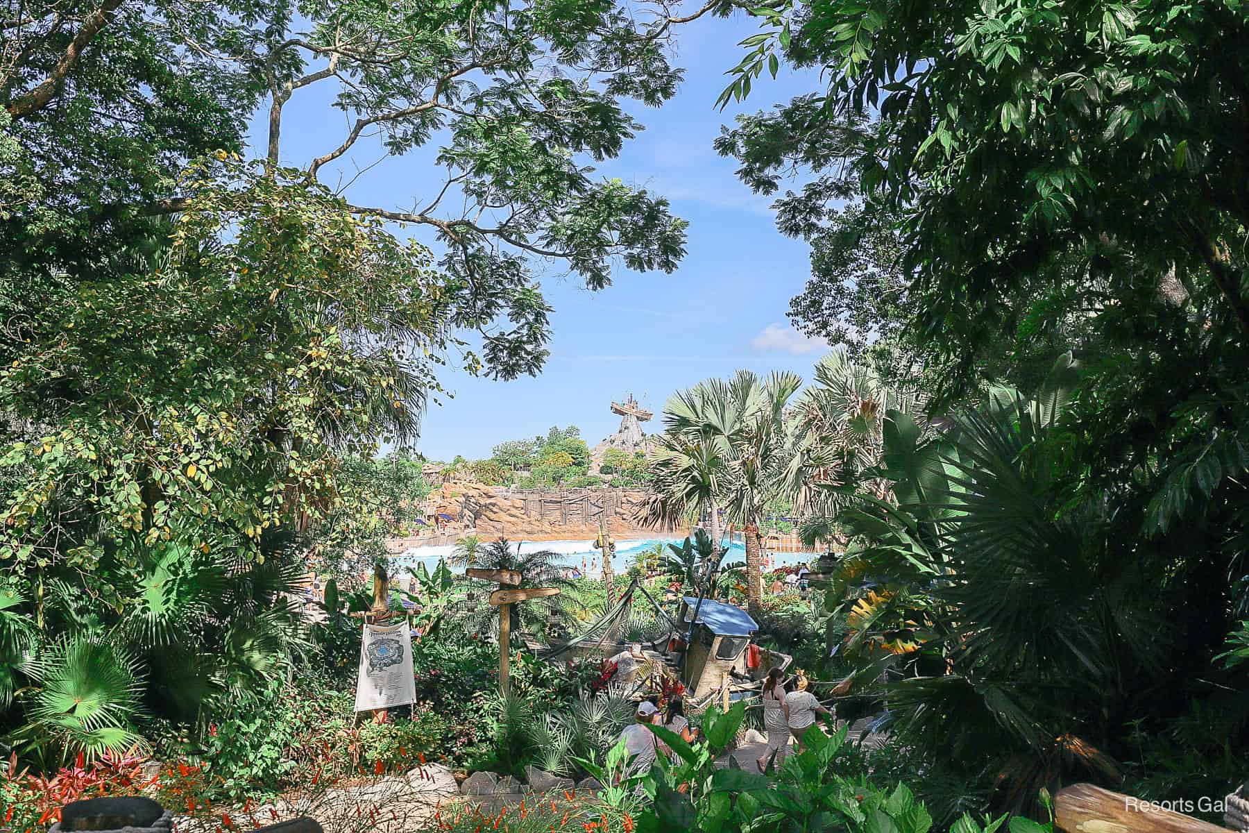 the entrance of Disney's Typhoon Lagoon 