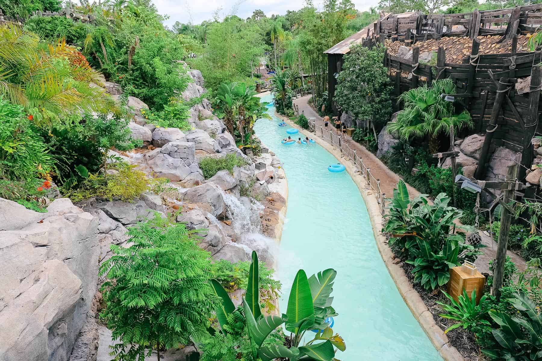 the lazy river at Disney's Water Park. Typhoon Lagoon