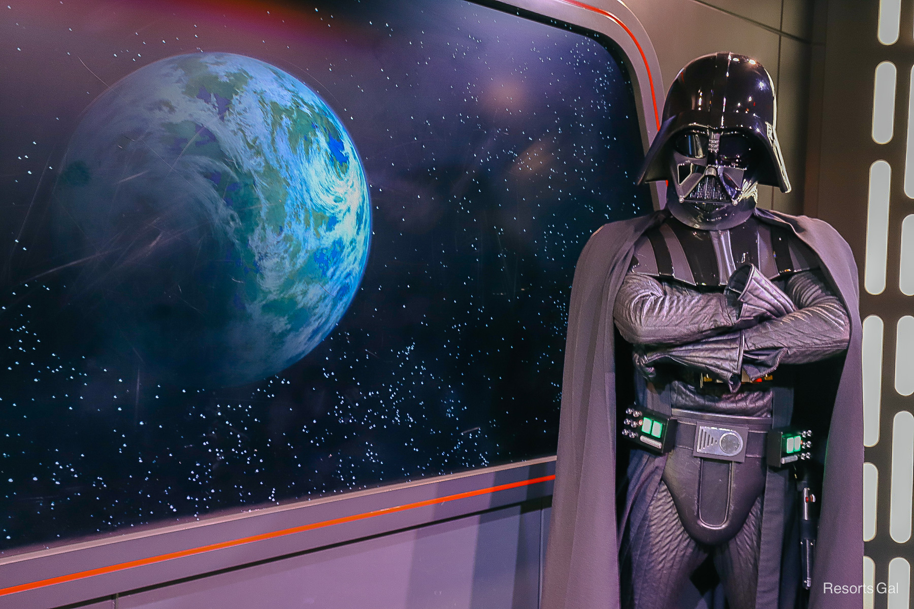 Darth Vader at the Disney Visa Character Meet 