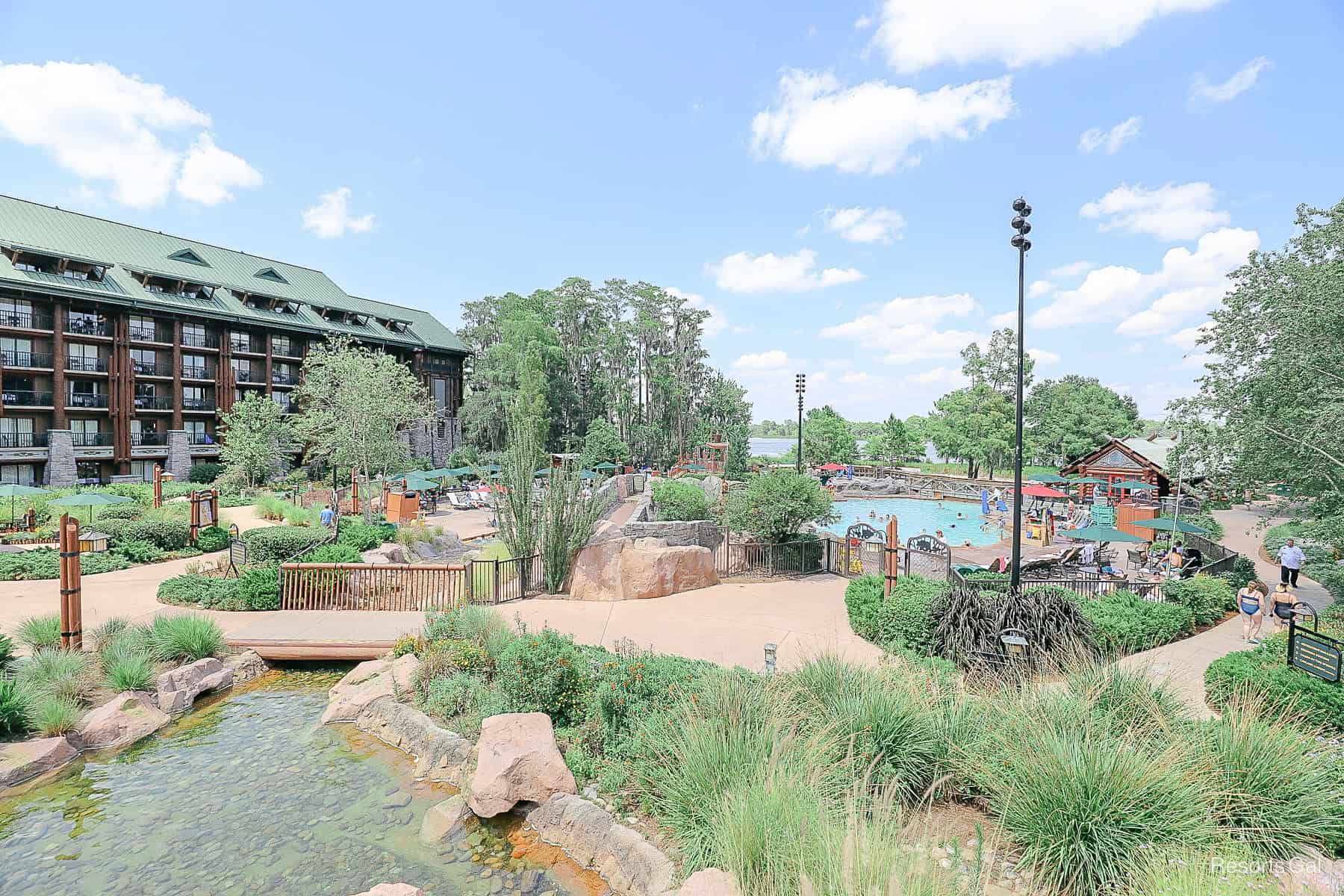 a scenic overlook view from the Wilderness Lodge 