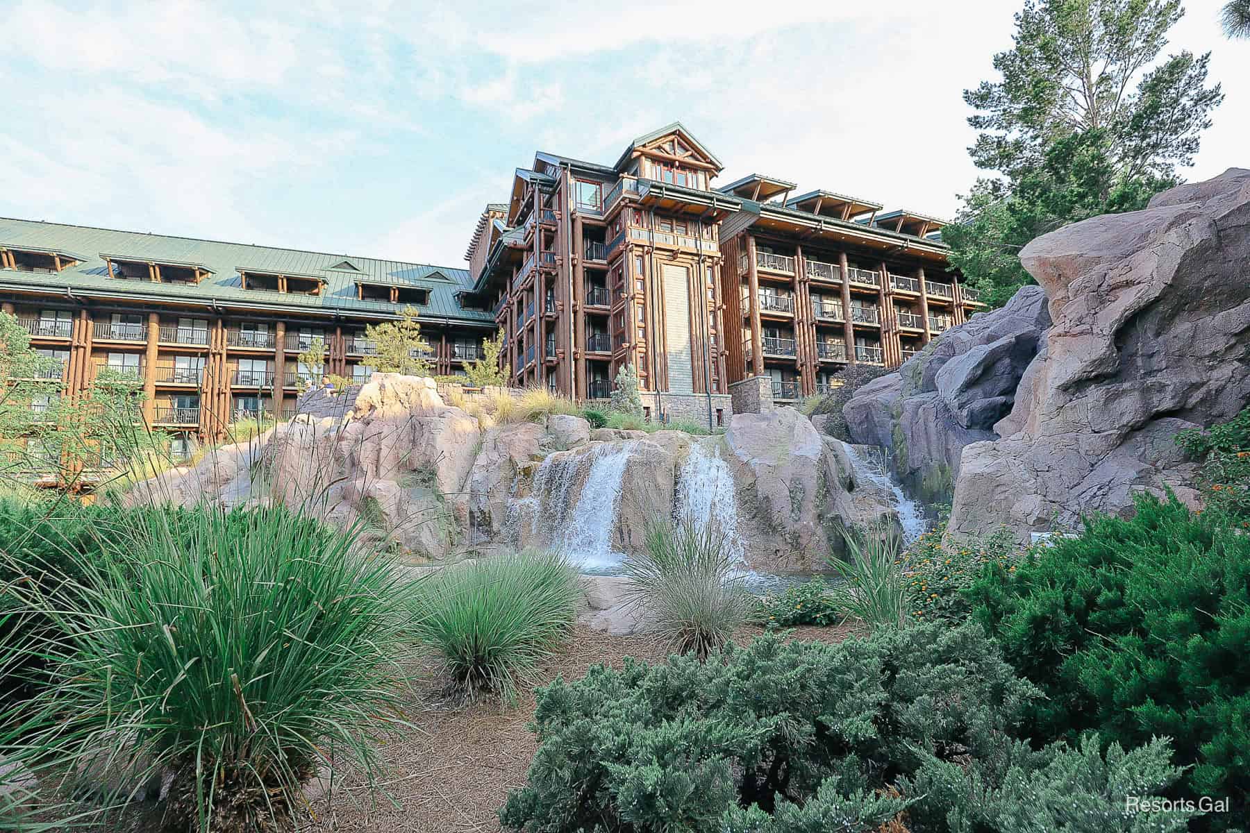 Copper Creek Falls at Disney's Wilderness Lodge 